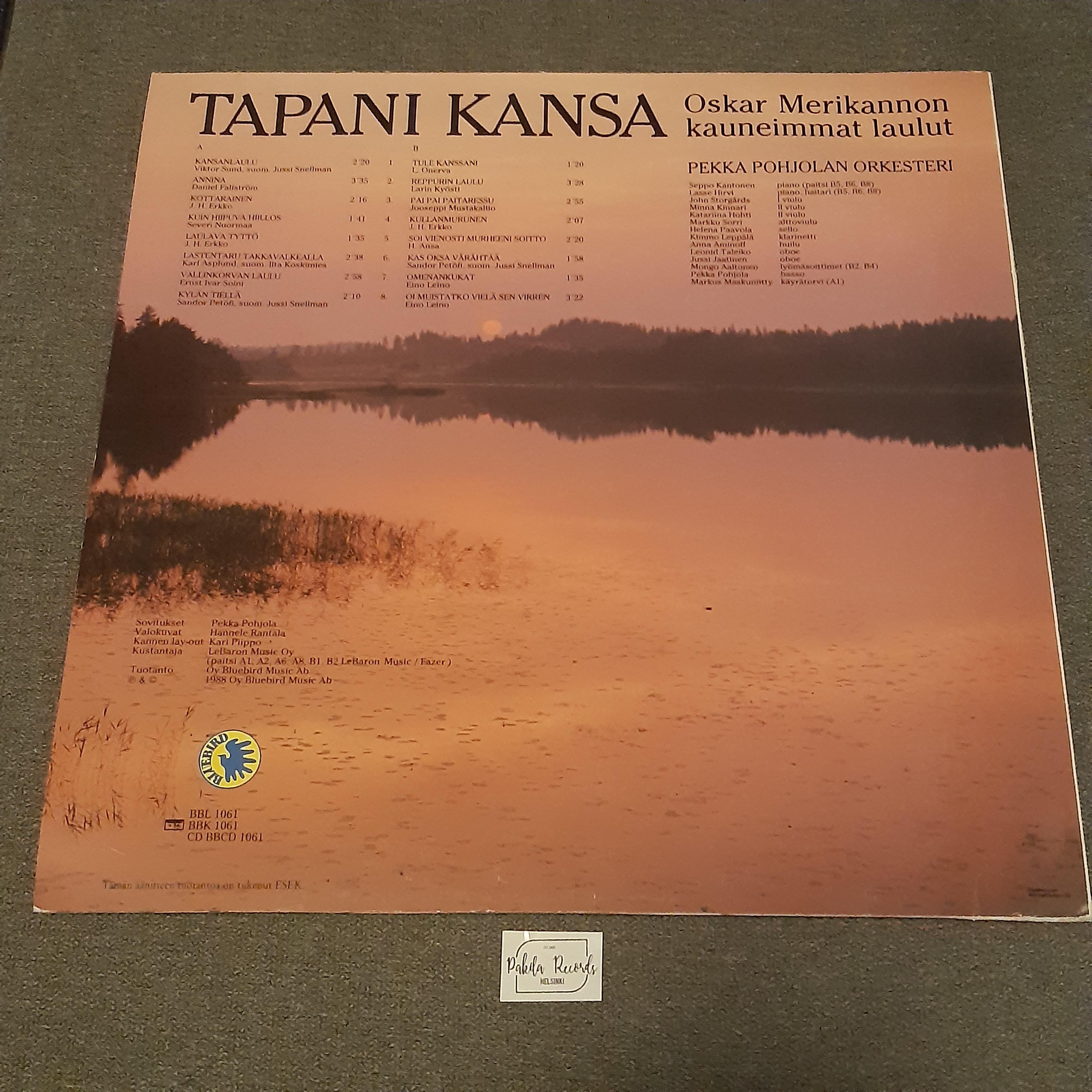 Tapani Kansa - Oskar Merikannon kauneimmat laulut - LP (käytetty)