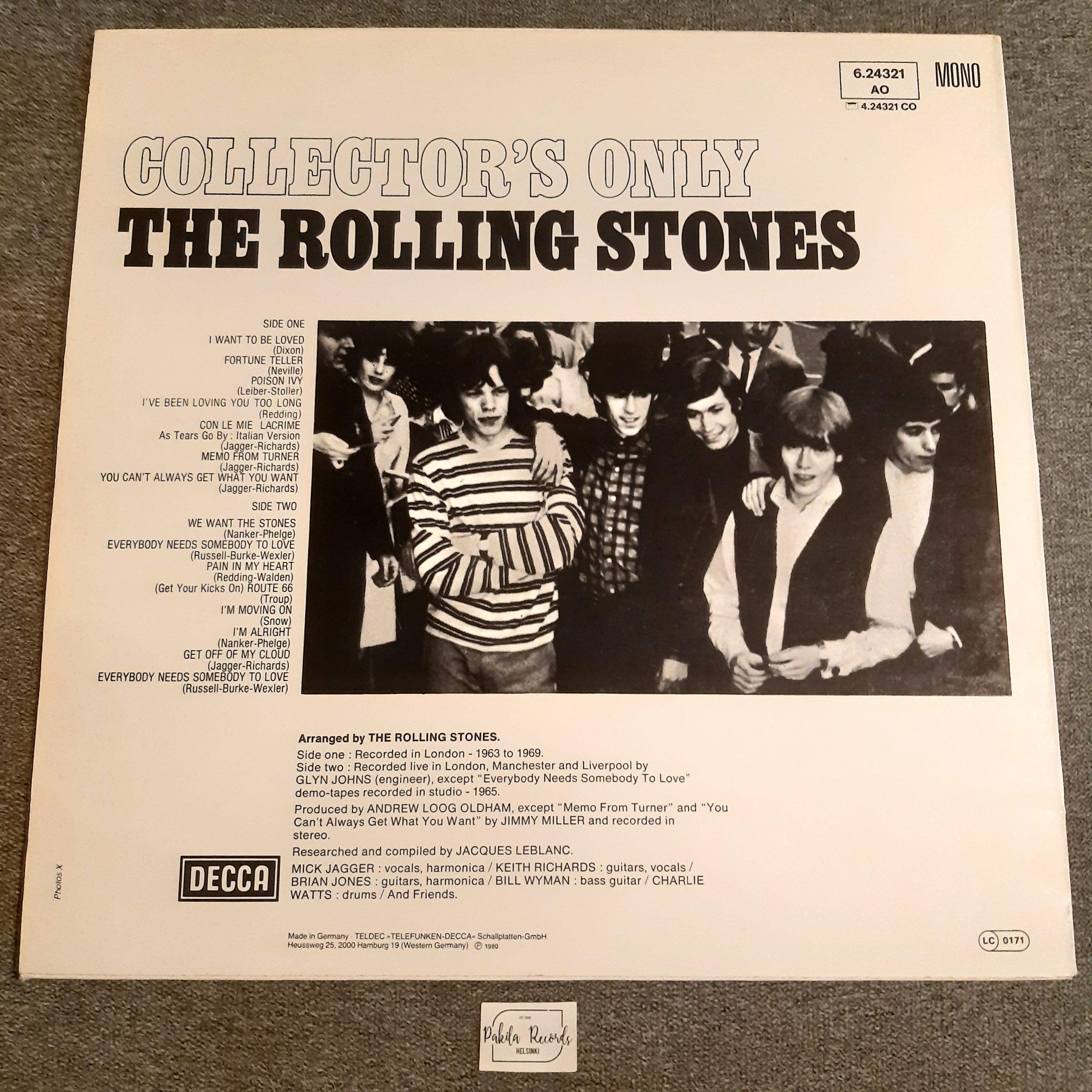 The Rolling Stones - Collector's Only - LP (käytetty)