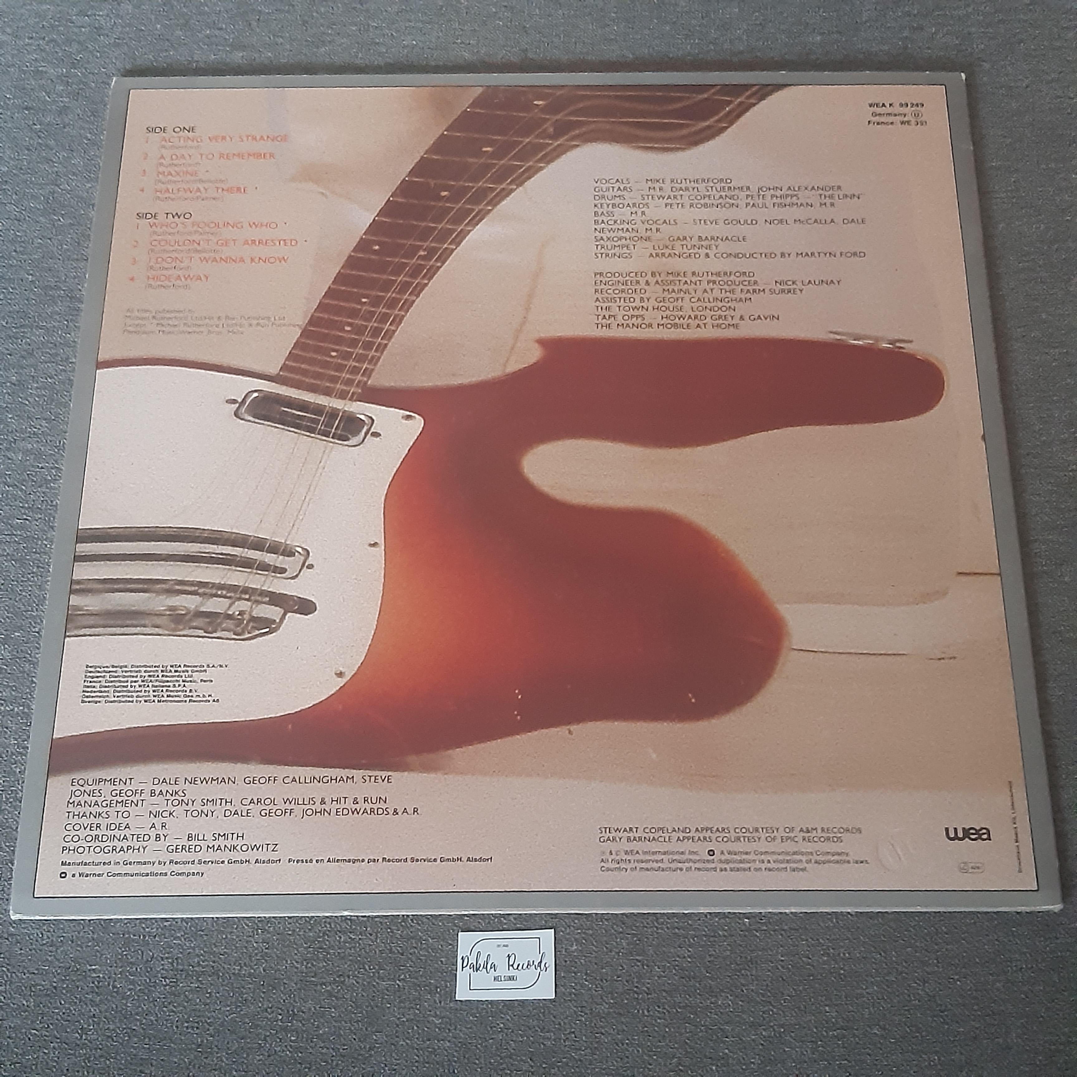 Mike Rutherford - Acting Very Strange - LP (käytetty)