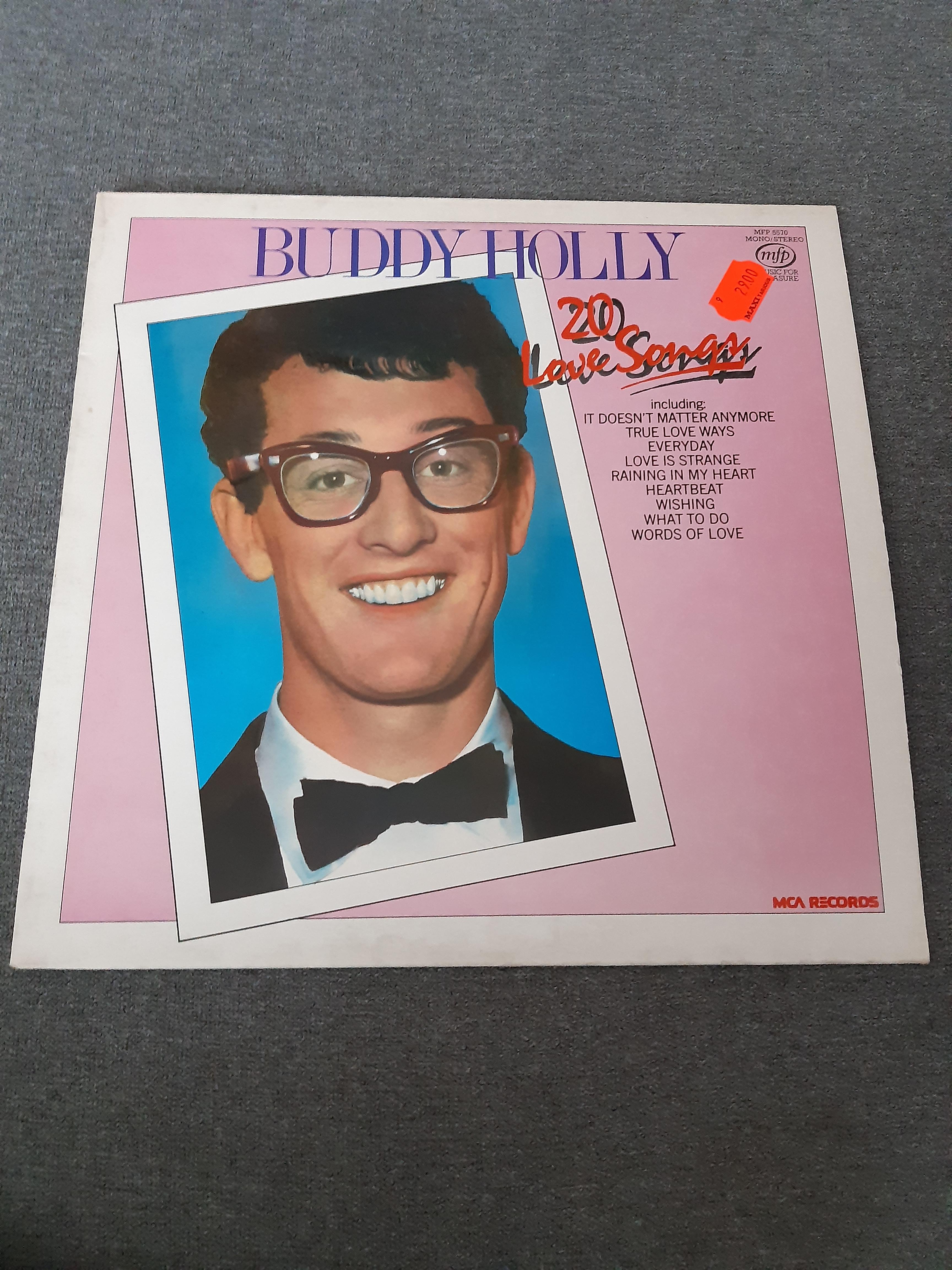 Buddy Holly - 20 Love Songs - LP (käytetty)
