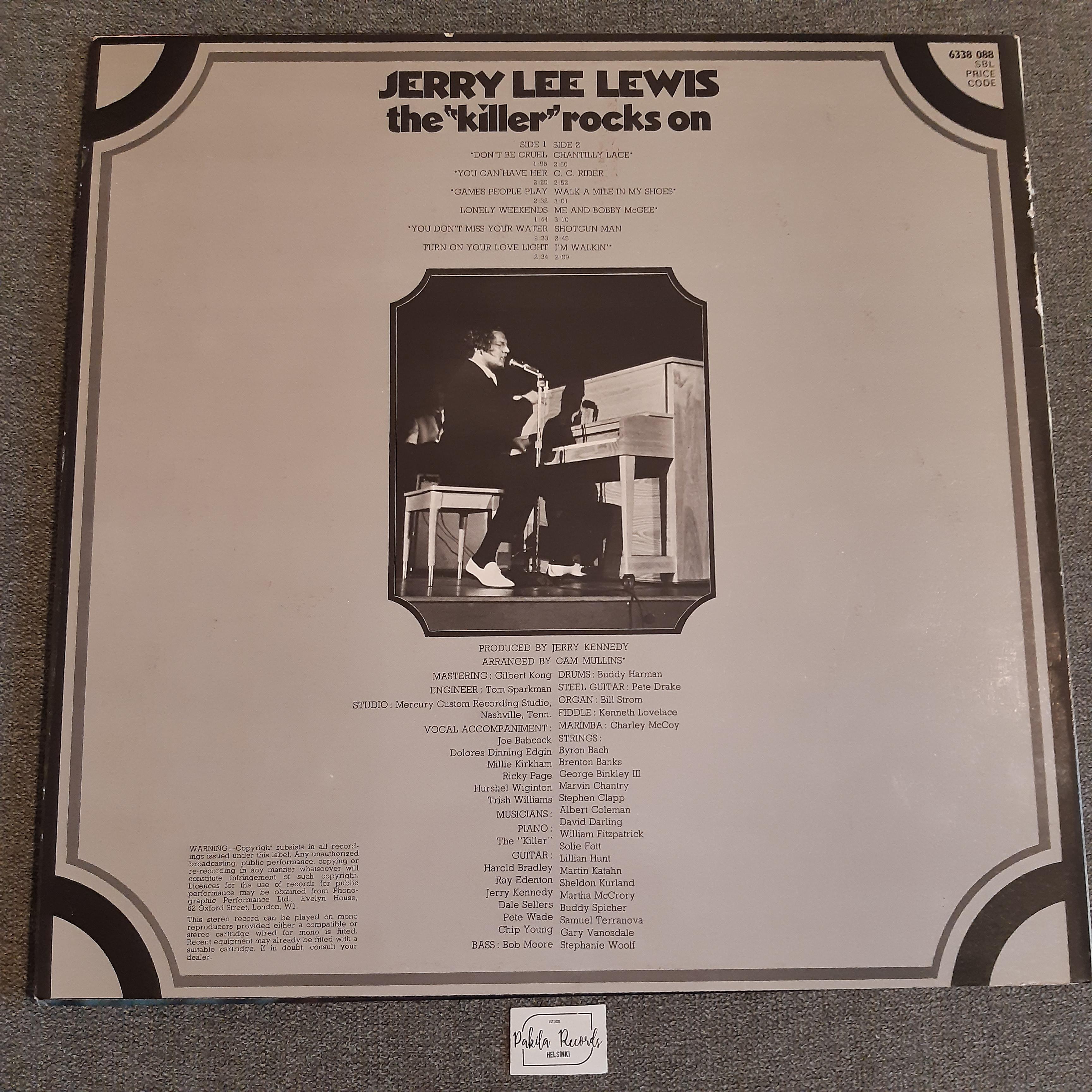 Jerry Lee Lewis - The "Killer" Rocks On - LP (käytetty)