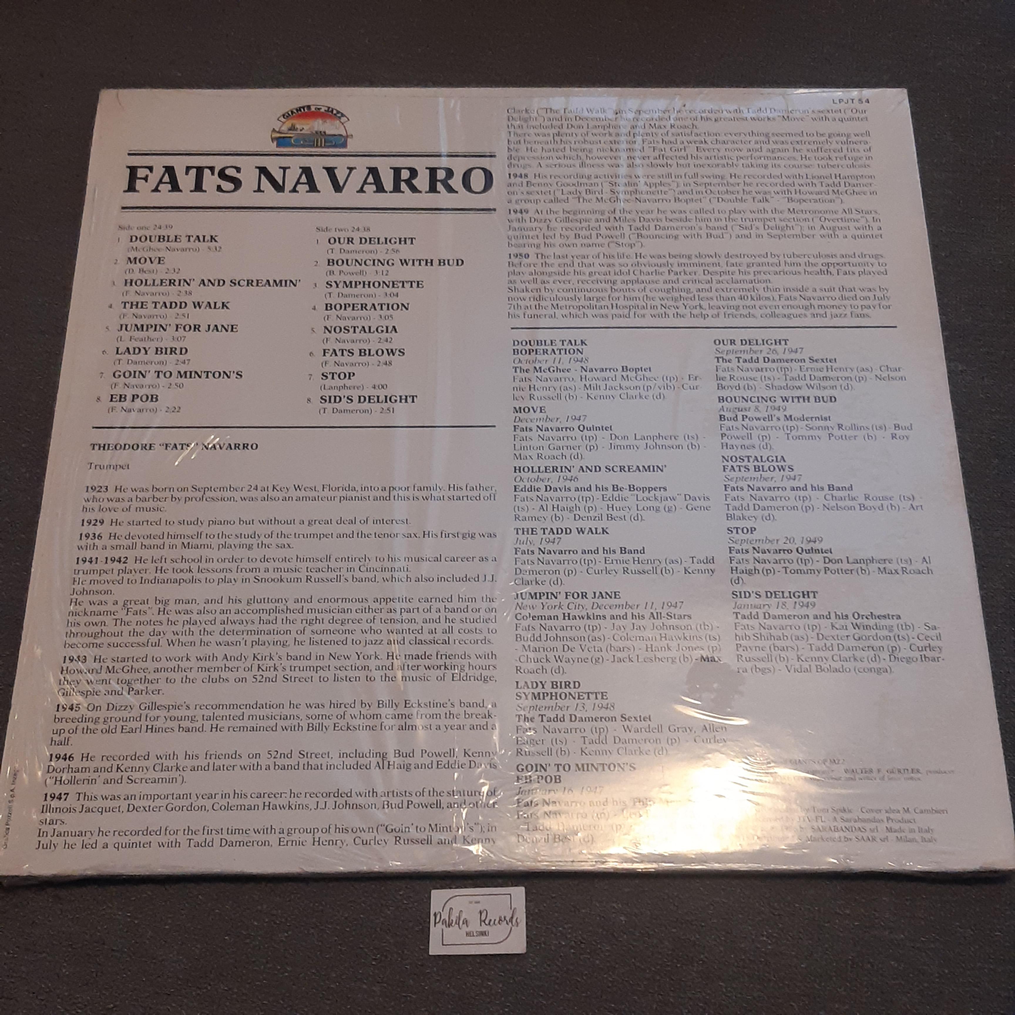 Fats Navarro - Fats Navarro - LP (käytetty)