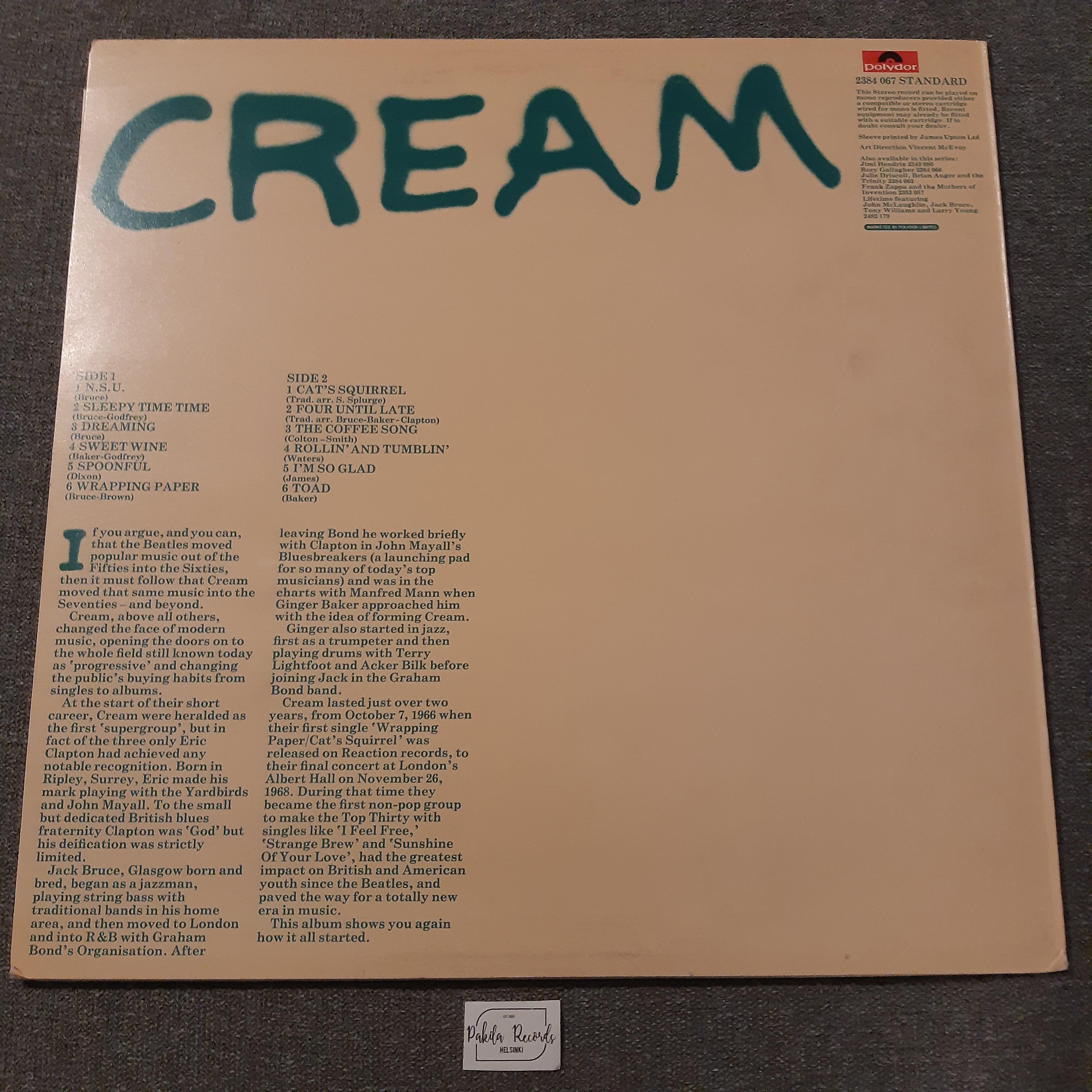 Cream - Cream - LP (käytetty)