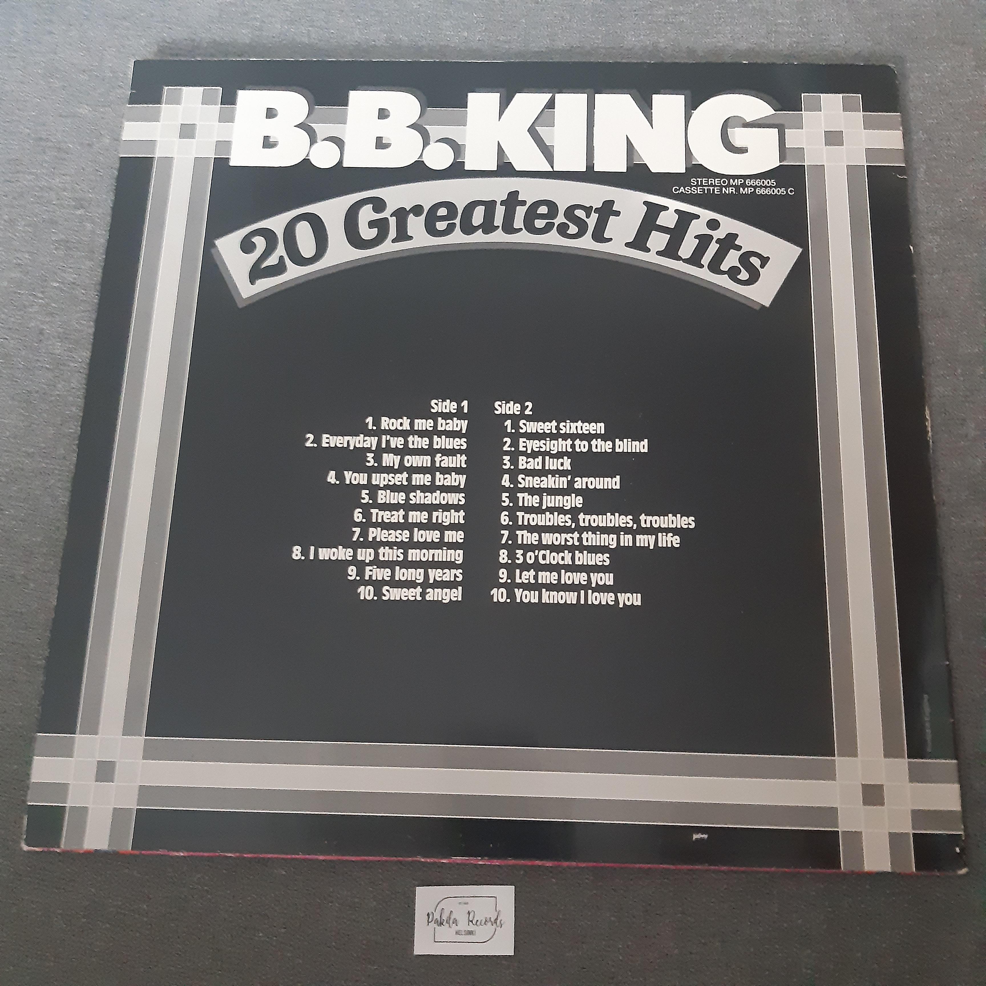 B.B. King - 20 Greatest Hits - LP (käytetty)