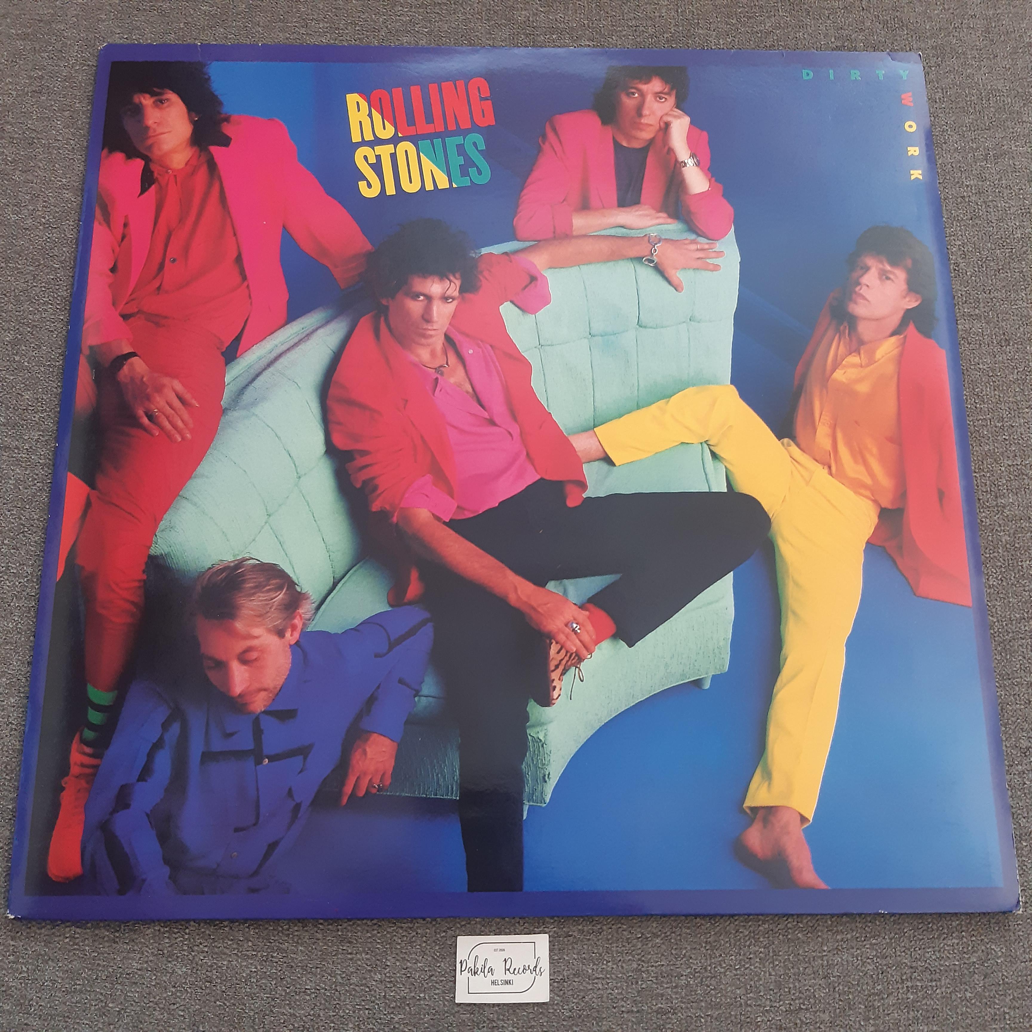 Rolling Stones - Dirty Work - LP (käytetty)