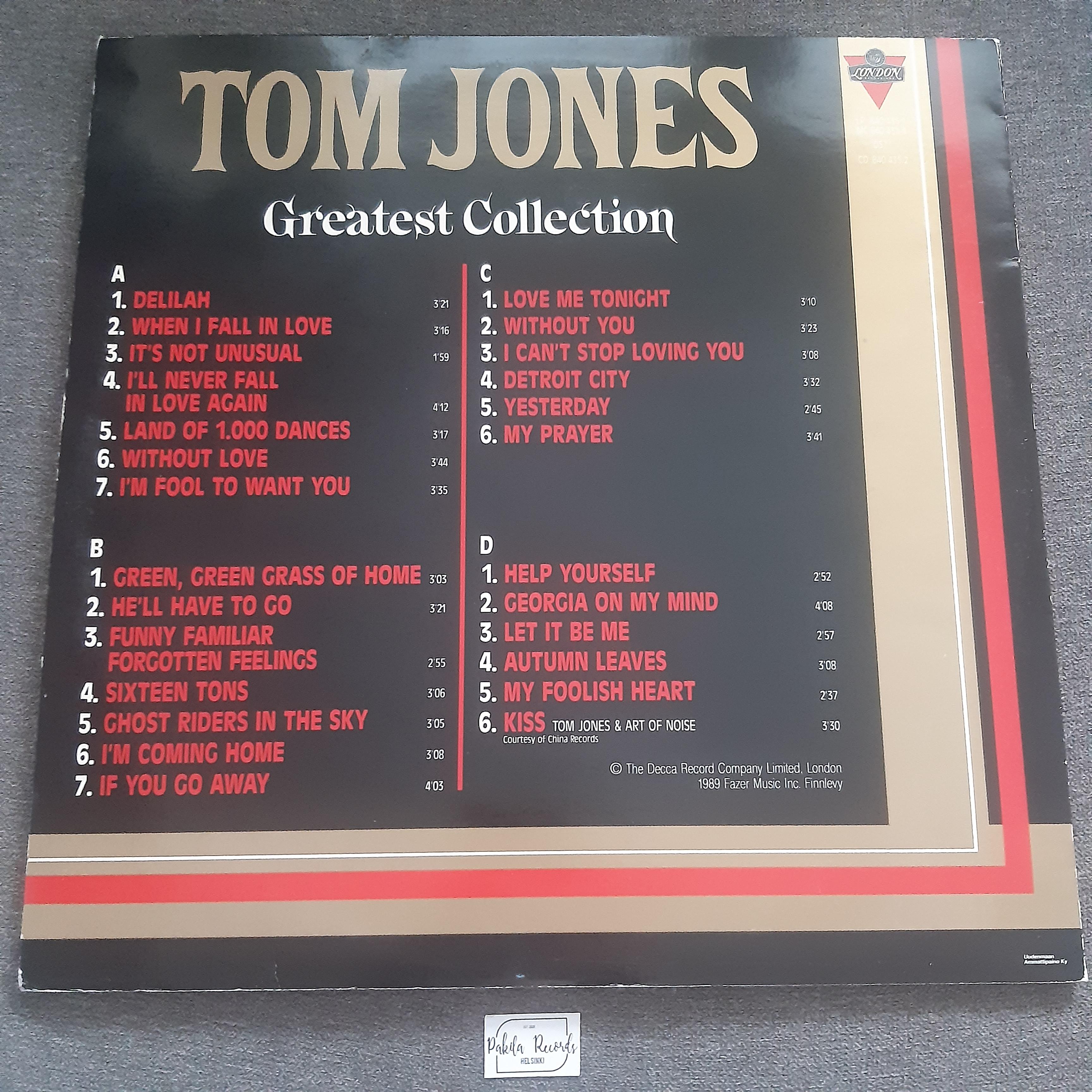 Tom Jones - Greatest Collection - 2 LP (käytetty)