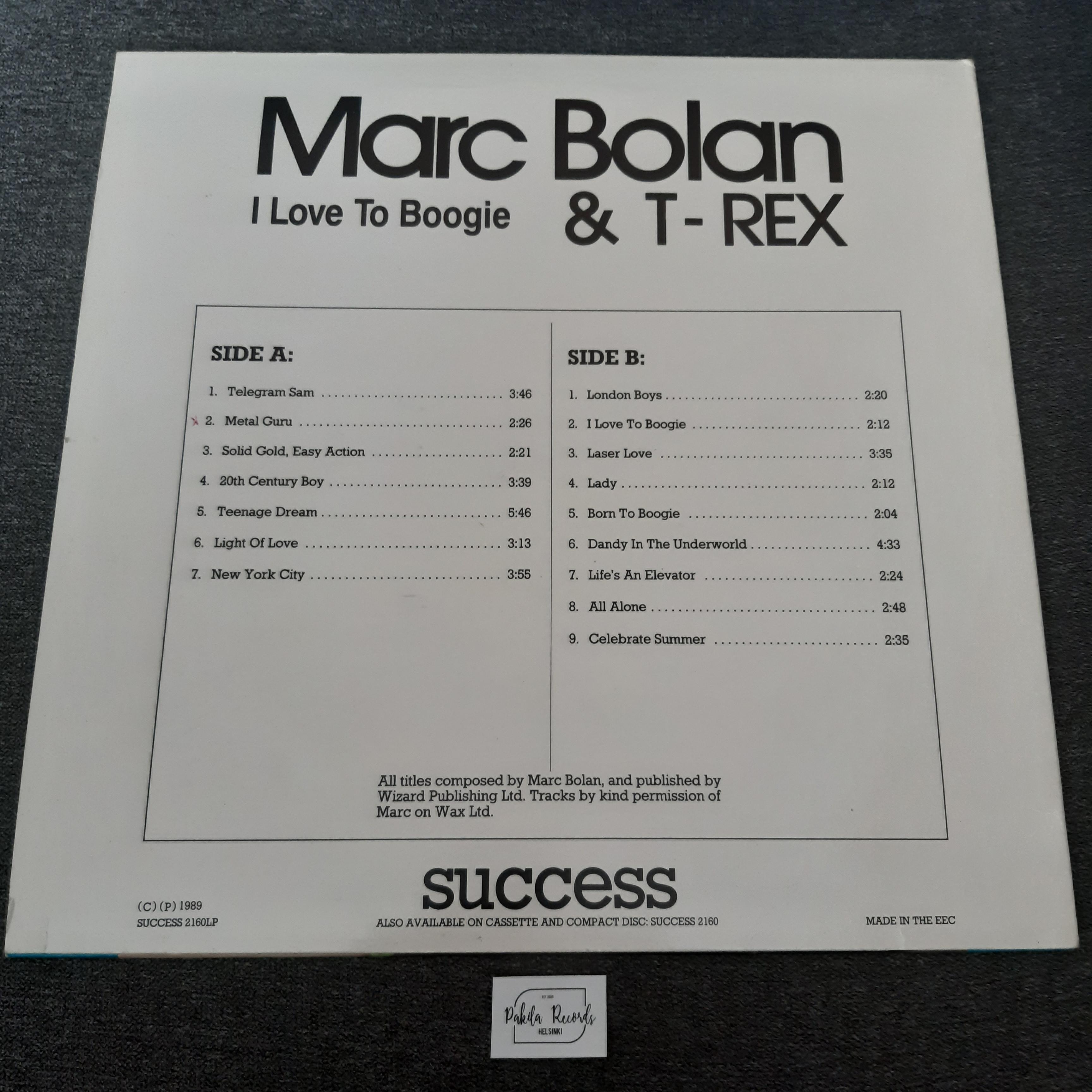 Marc Bolan & T-Rex - I Love To Boogie - LP (käytetty)