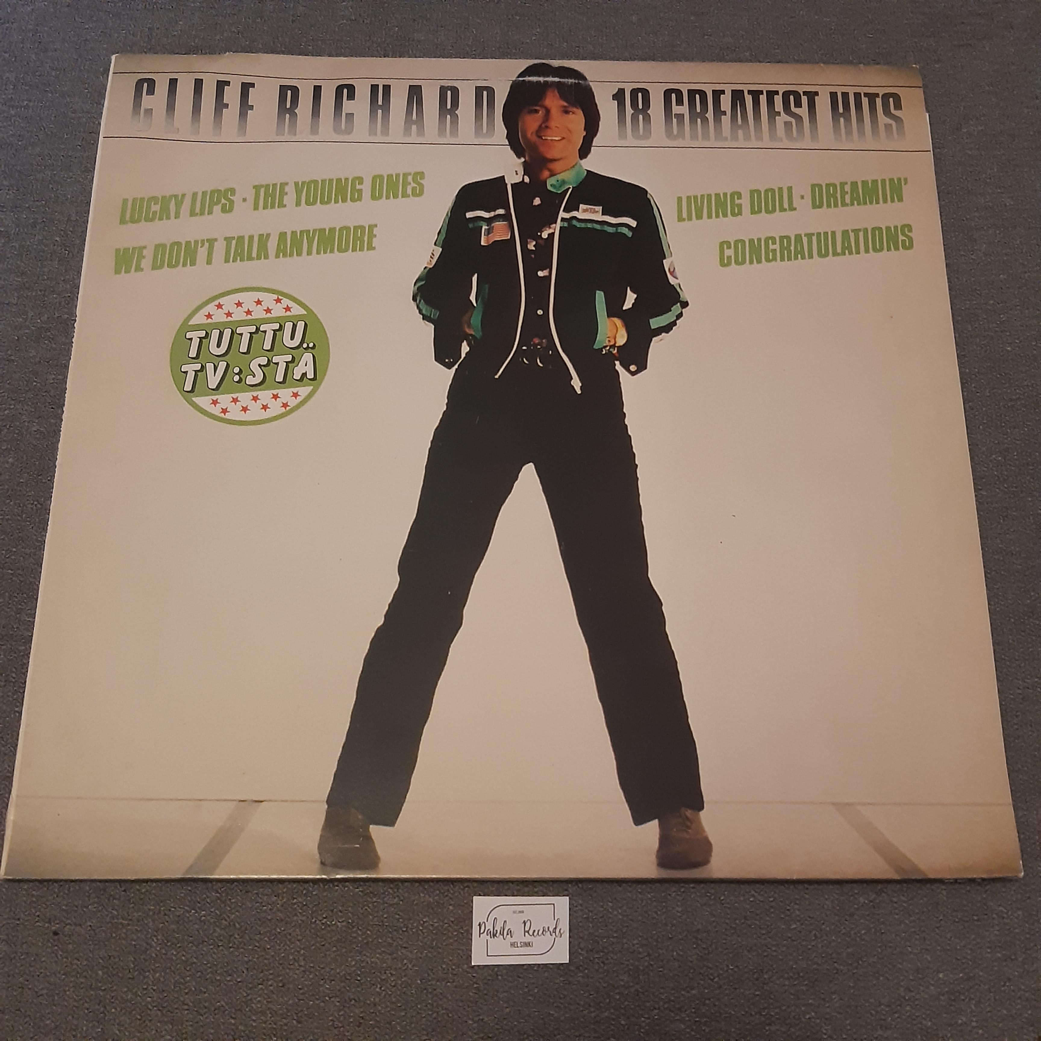 Cliff Richard - 18 Greatest Hits - LP (käytetty)