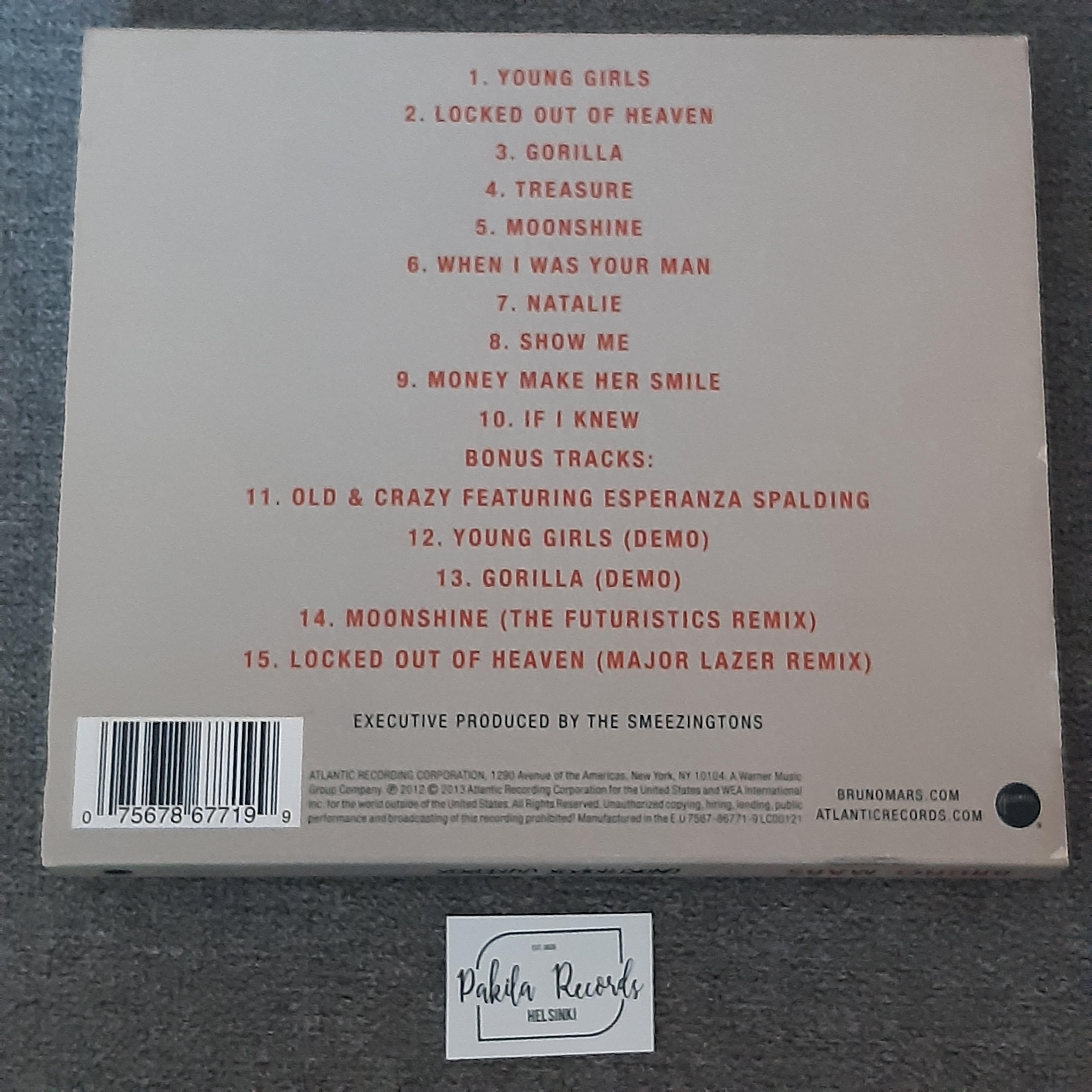 Bruno Mars - Unorthodox Jukebox - CD (käytetty)