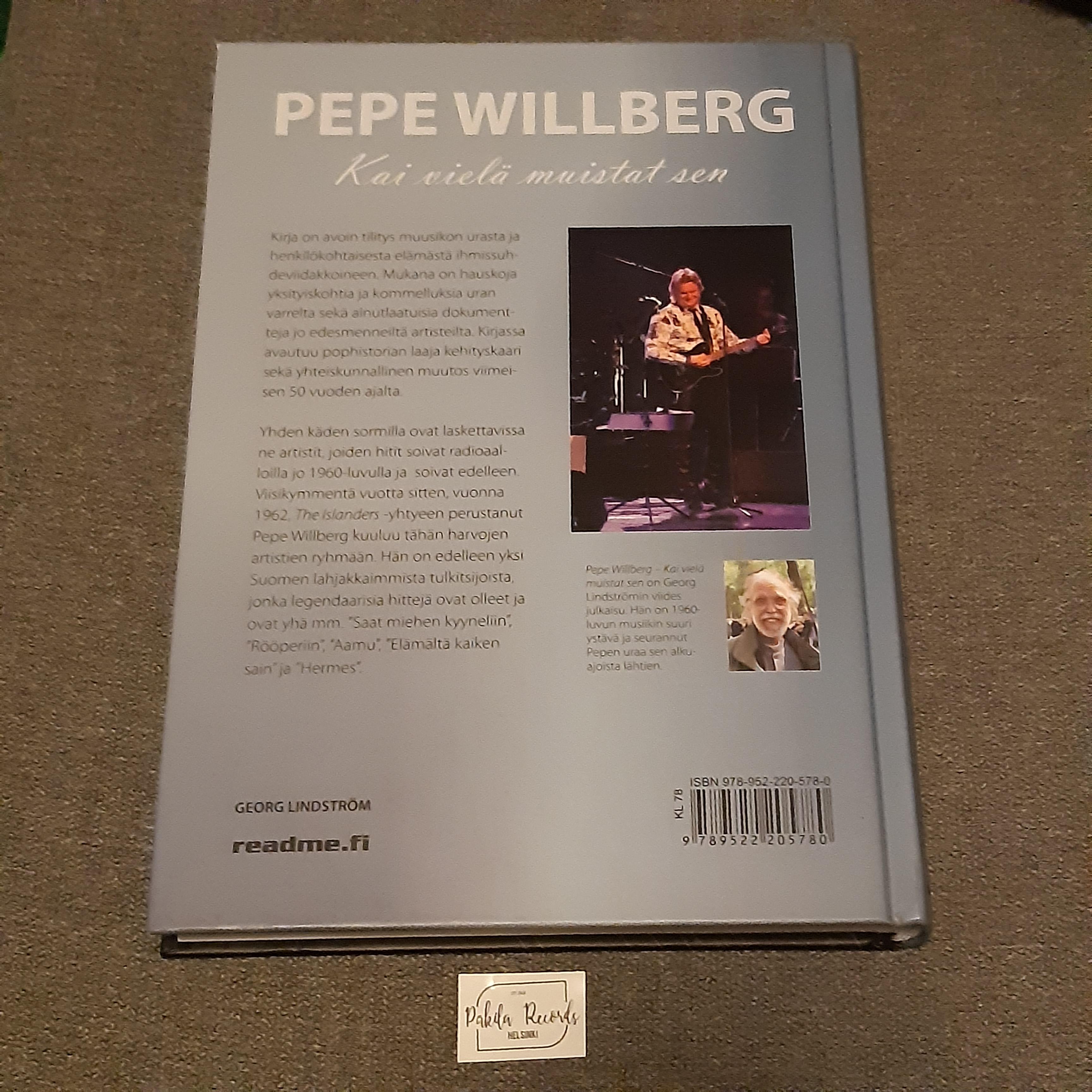Pepe Willberg, Kai vielä muistat sen - Georg Lindström - Kirja (käytetty)