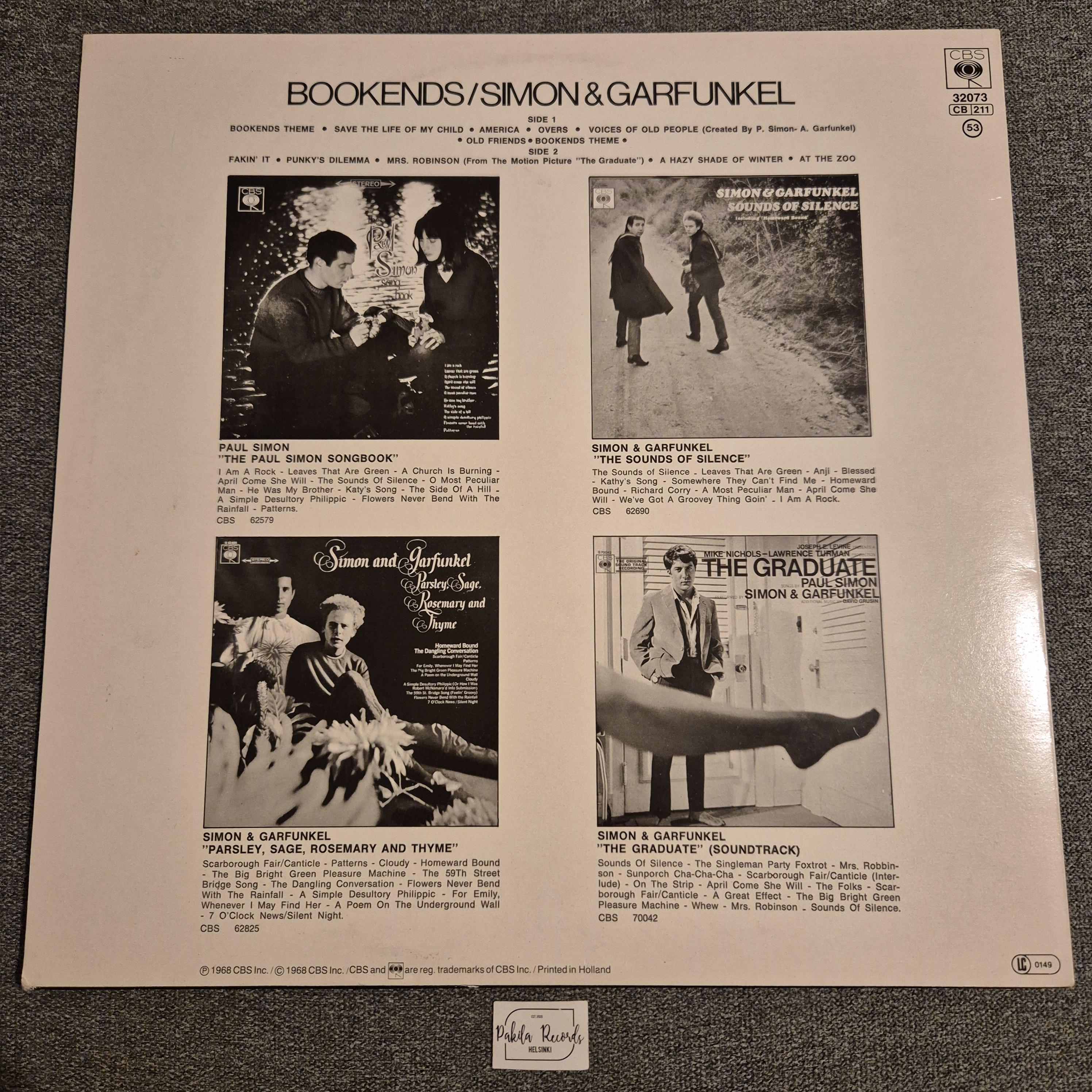 Simon & Garfunkel - Bookends - LP (käytetty)