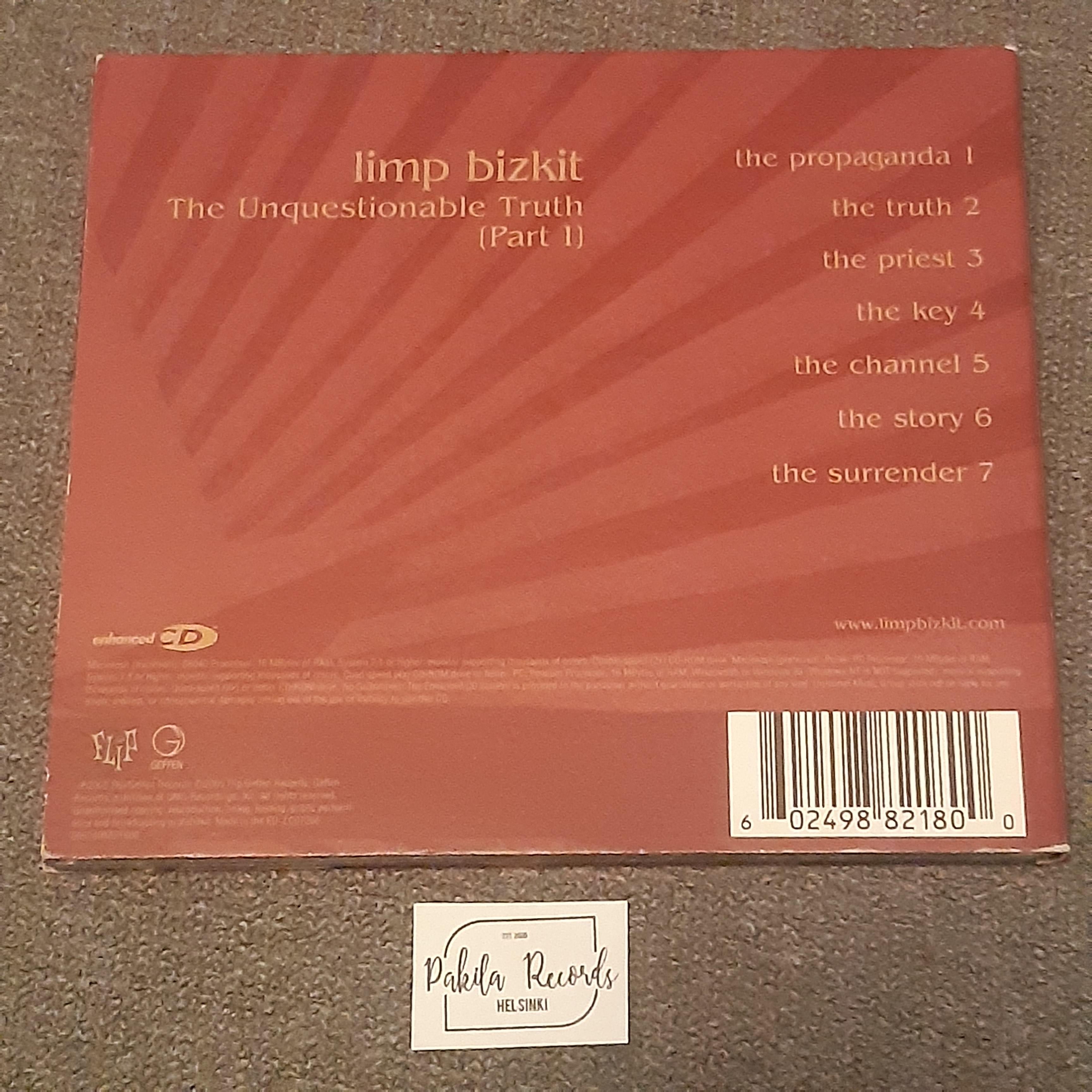 Limp Bizkit - The Unquestionable Truth (Part I) - CD (käytetty)
