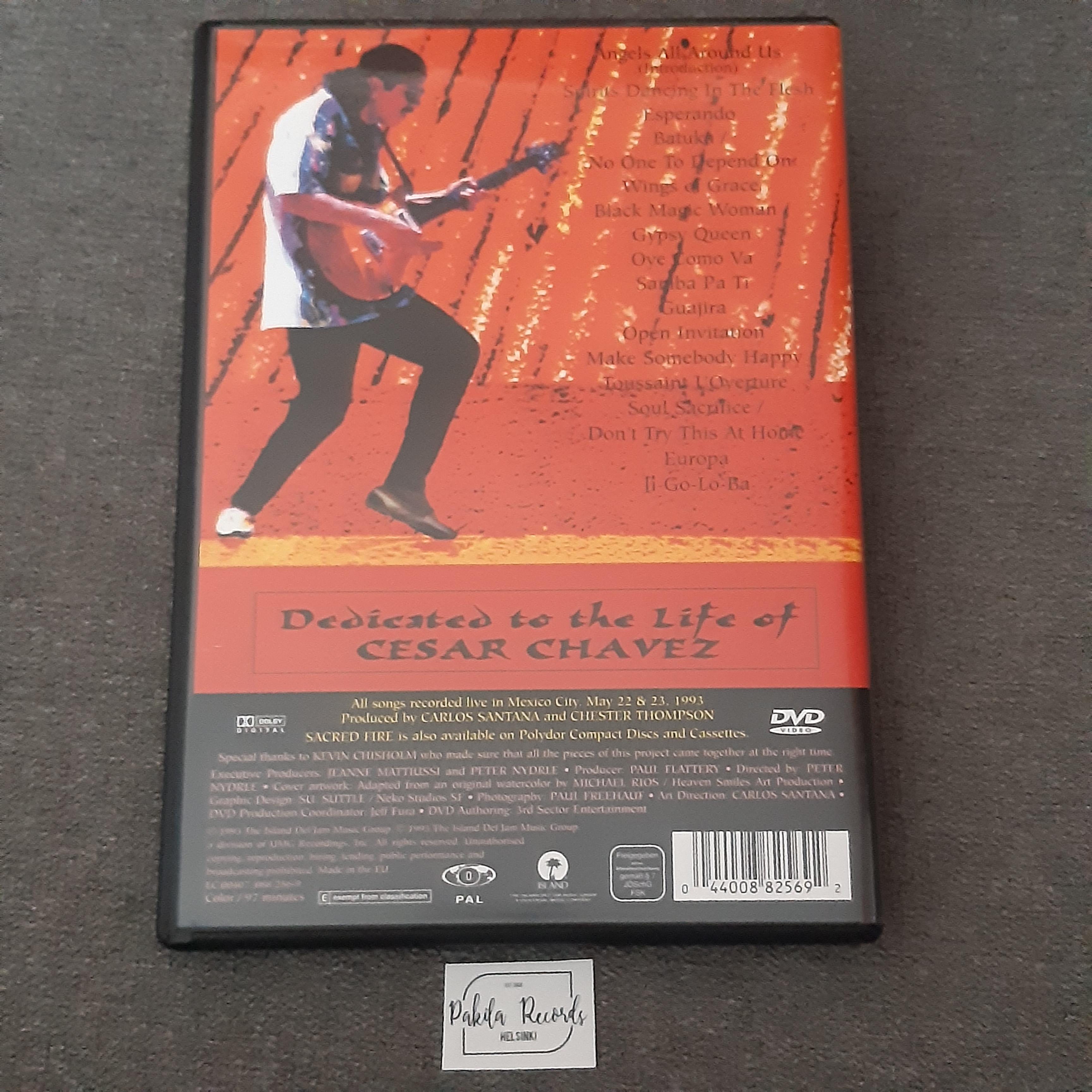 Santana - Sacred Fire, Live In Mexico - DVD (käytetty)