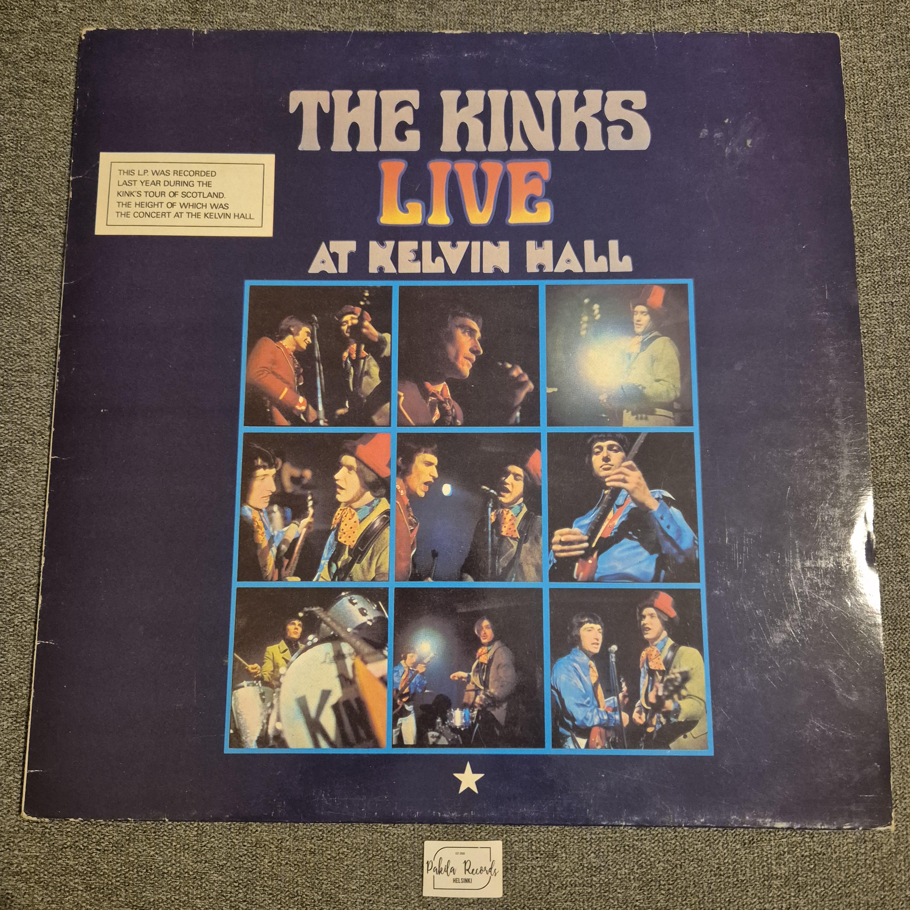 The Kinks - Live At Kelvin Hall - LP (käytetty)