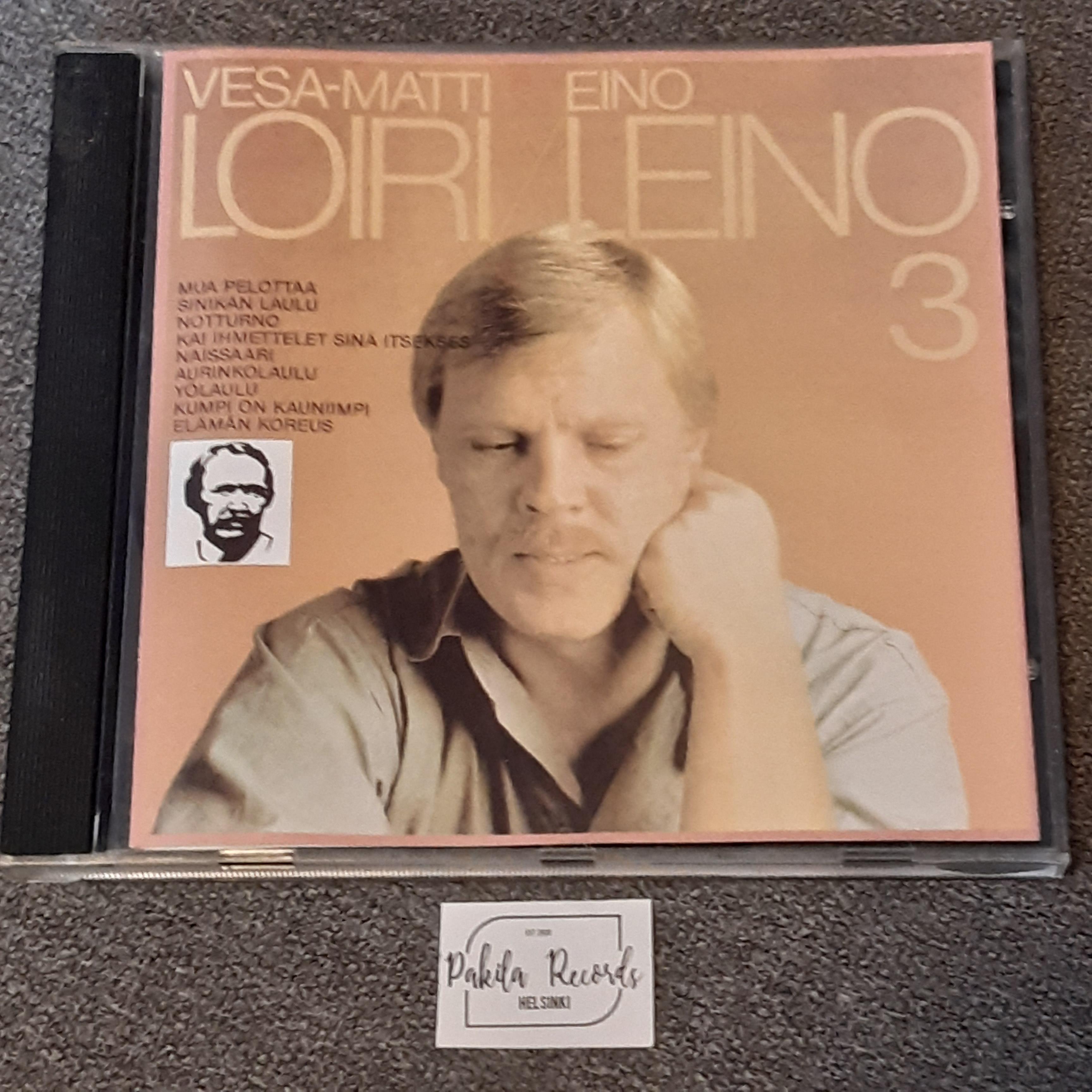 Vesa-Matti Loiri - Eino Leino 3 - CD (käytetty)