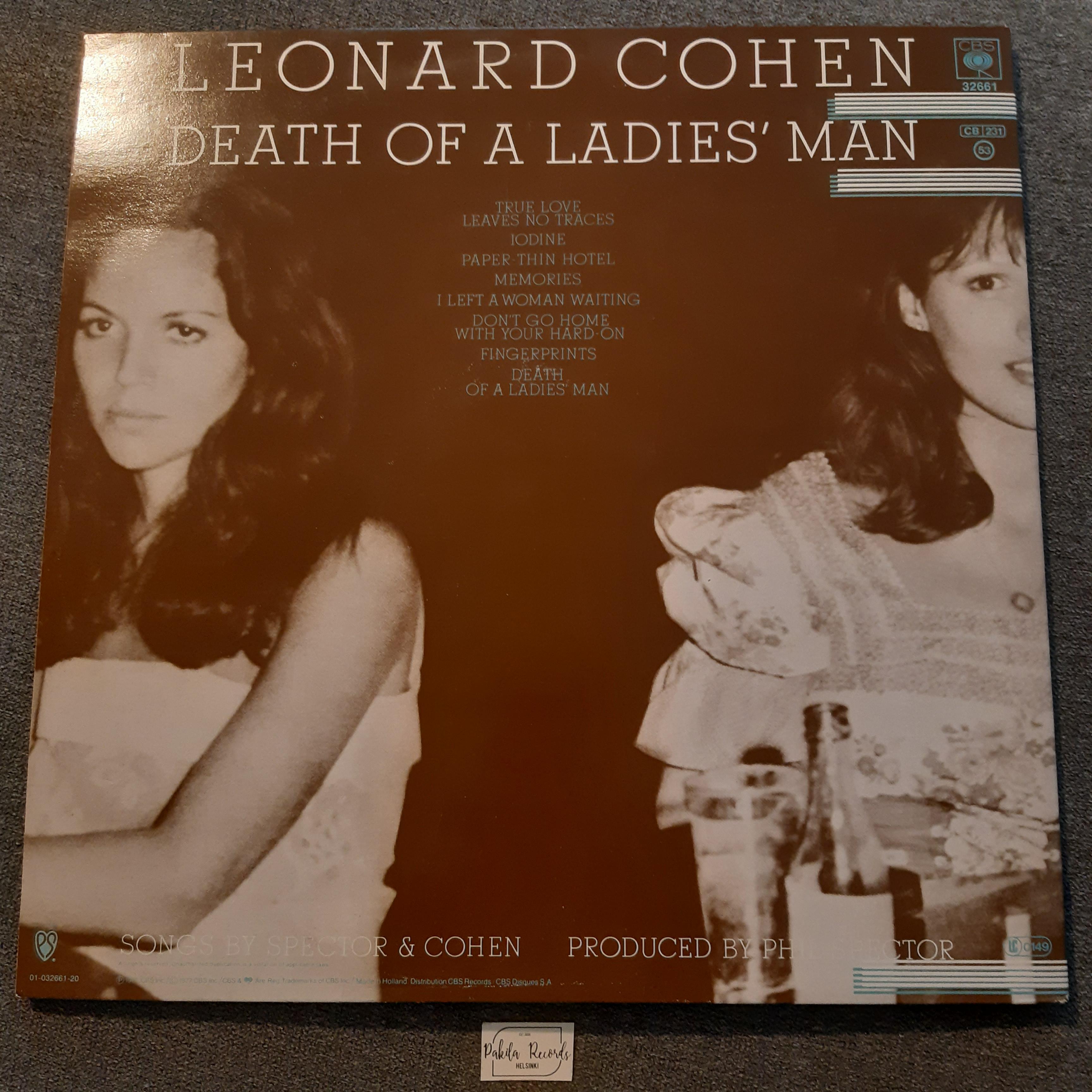 Leonard Cohen - Death Of A Ladies' Man - LP (käytetty)