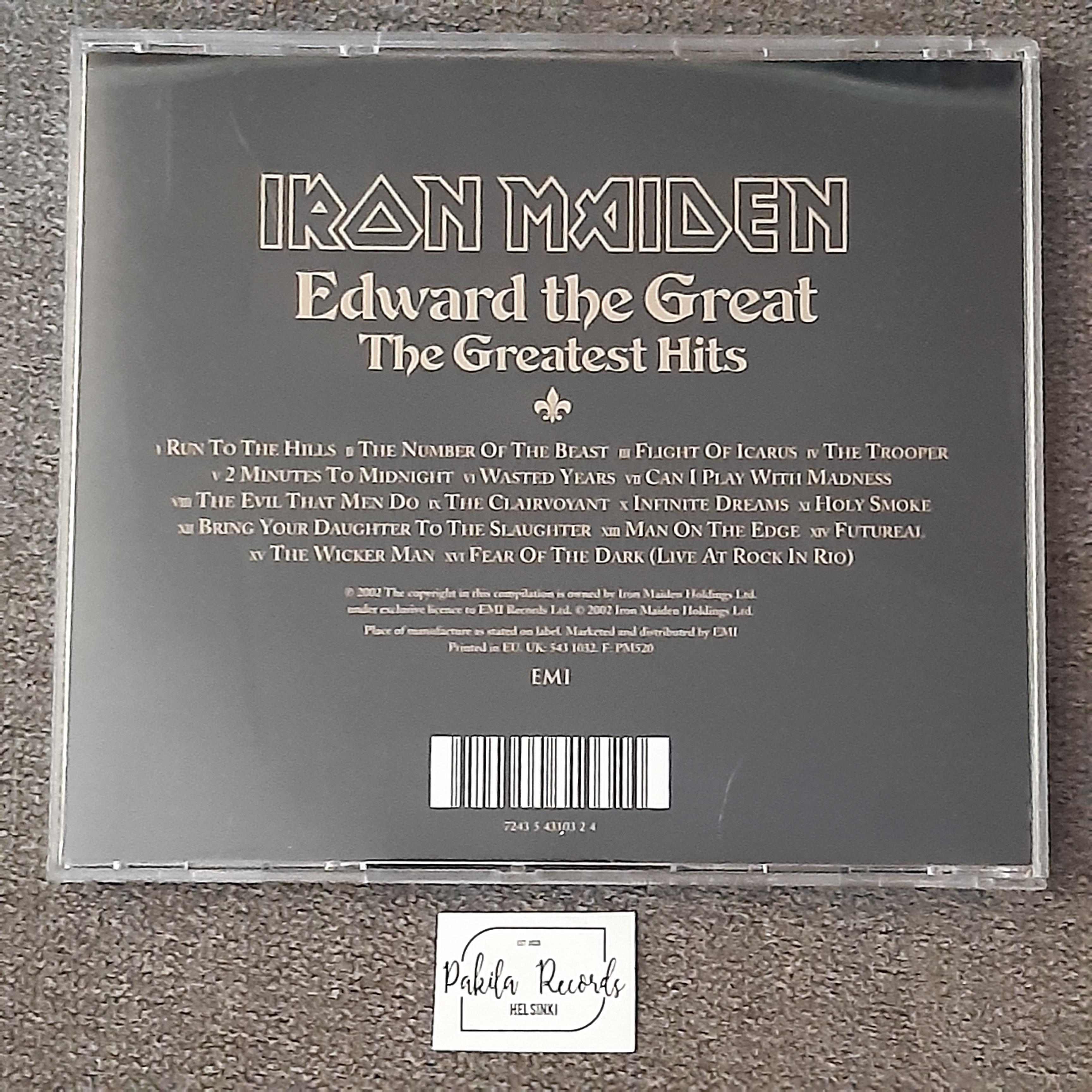 Iron Maiden  - Edward The Great - CD (käytetty)