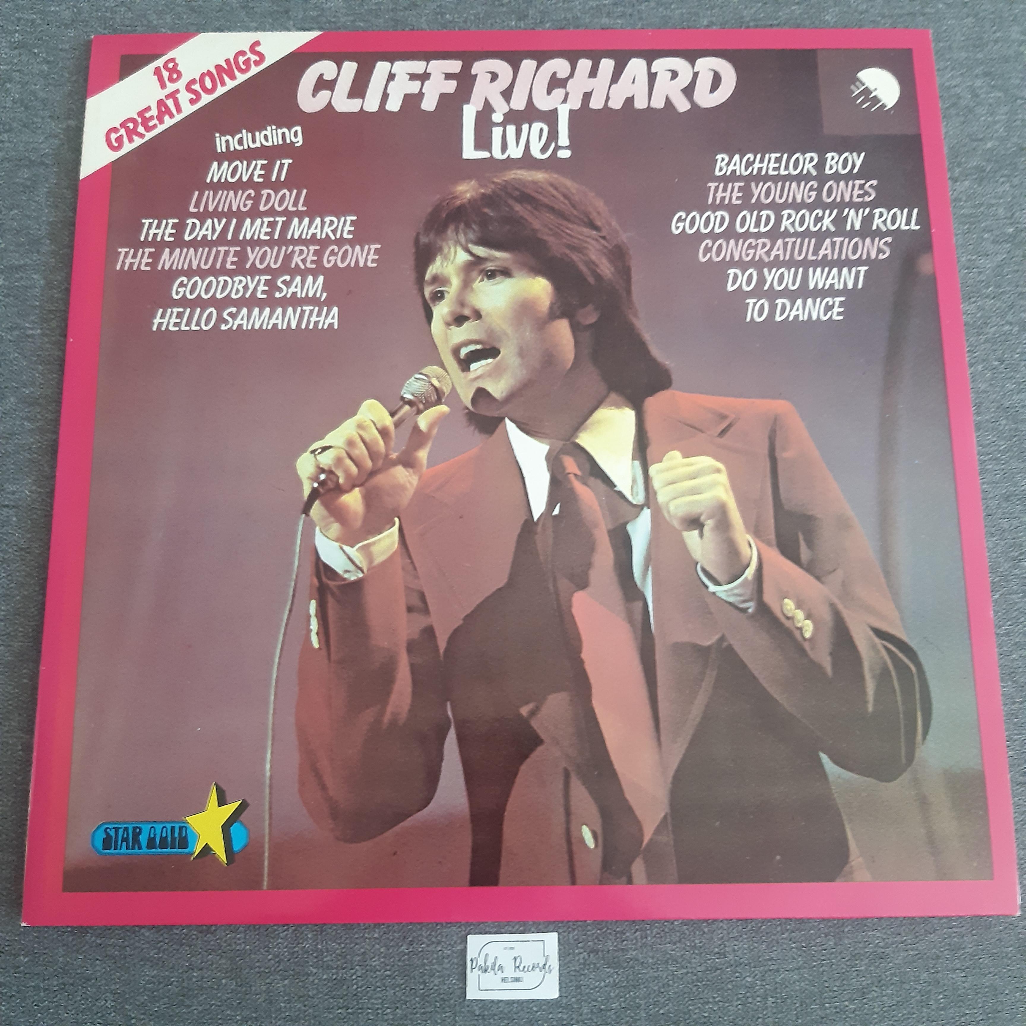Cliff Richard - Live! - LP (käytetty)