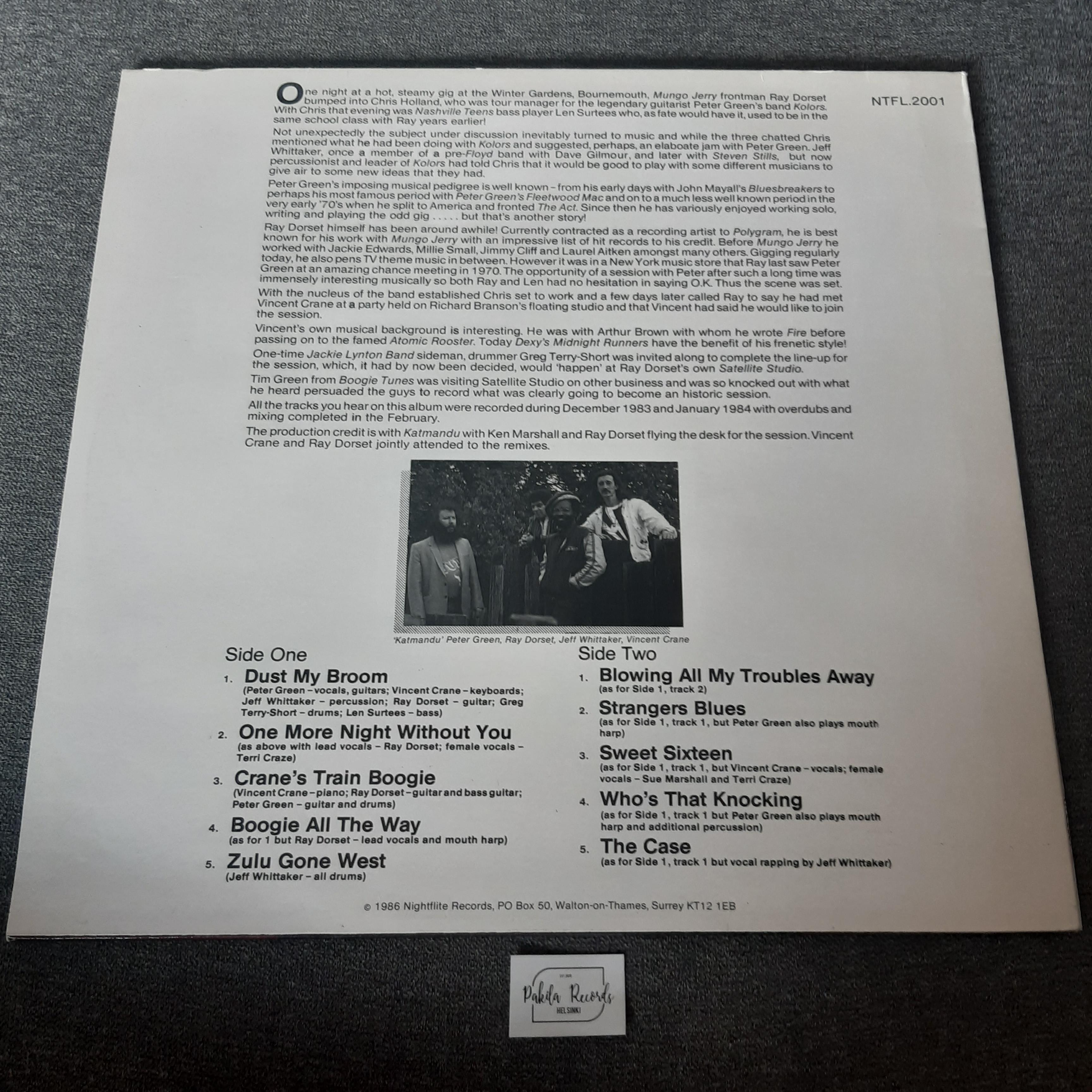 Peter Green - A Case For The Blues / Katmandu - LP (käytetty)