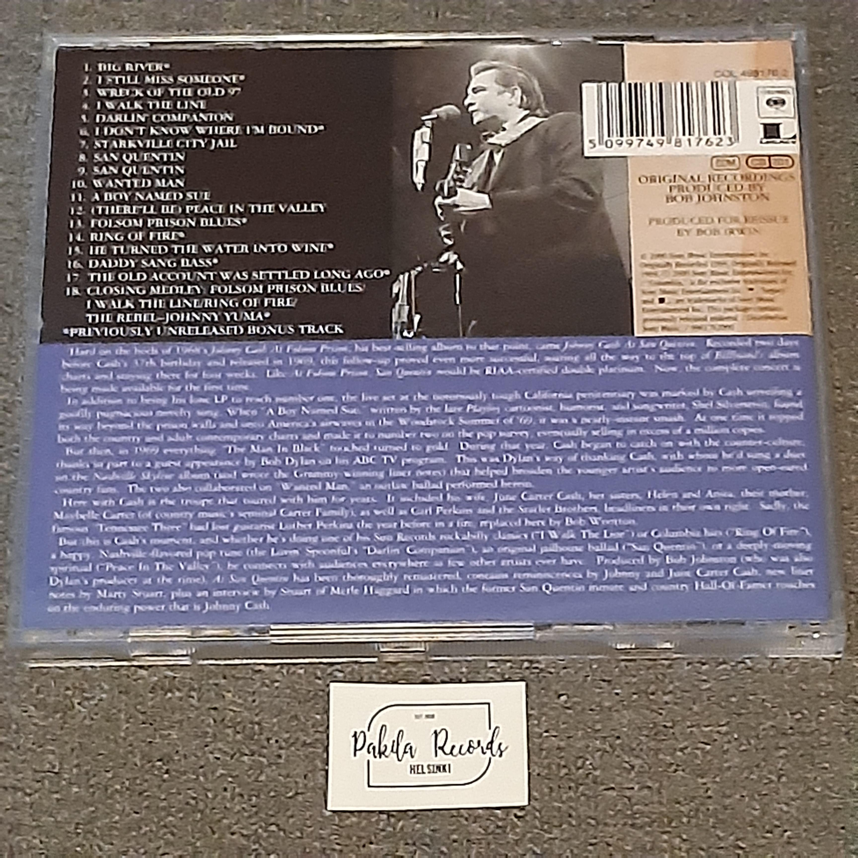 Johnny Cash - At San Quentin - CD (käytetty)