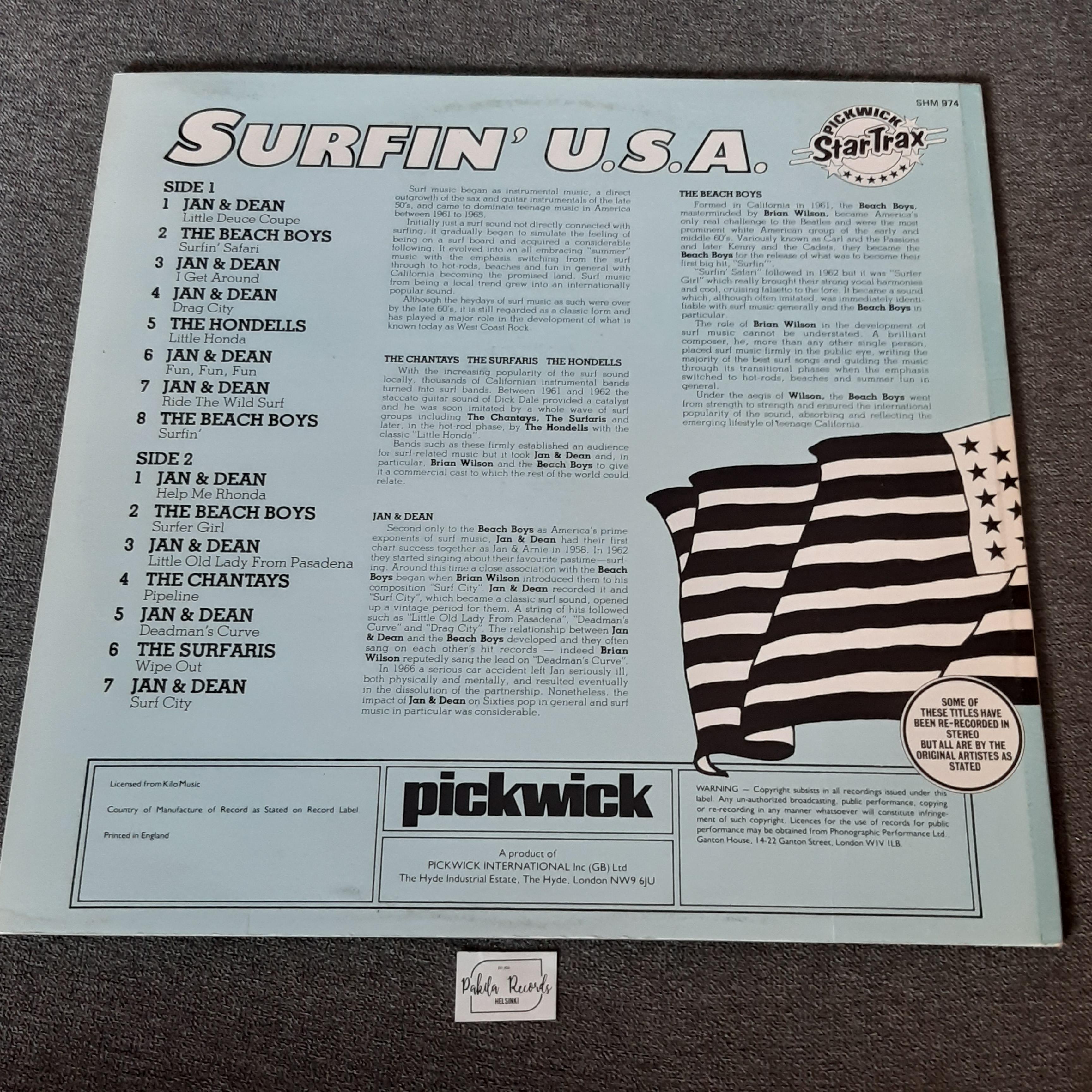 Surfin' U.S.A. - LP (käytetty)