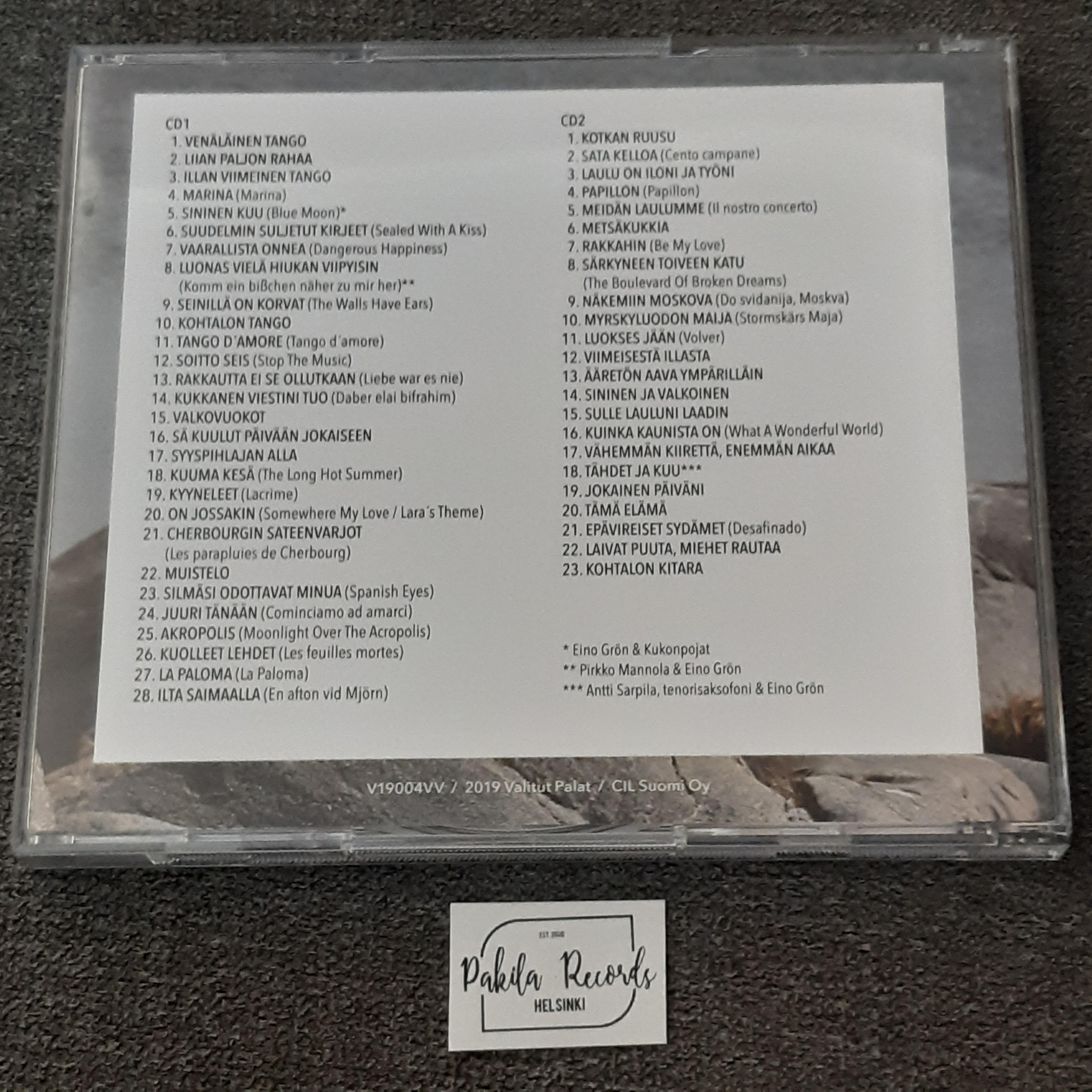 Eino Grön - Muistojen laulut - 2 CD (käytetty)