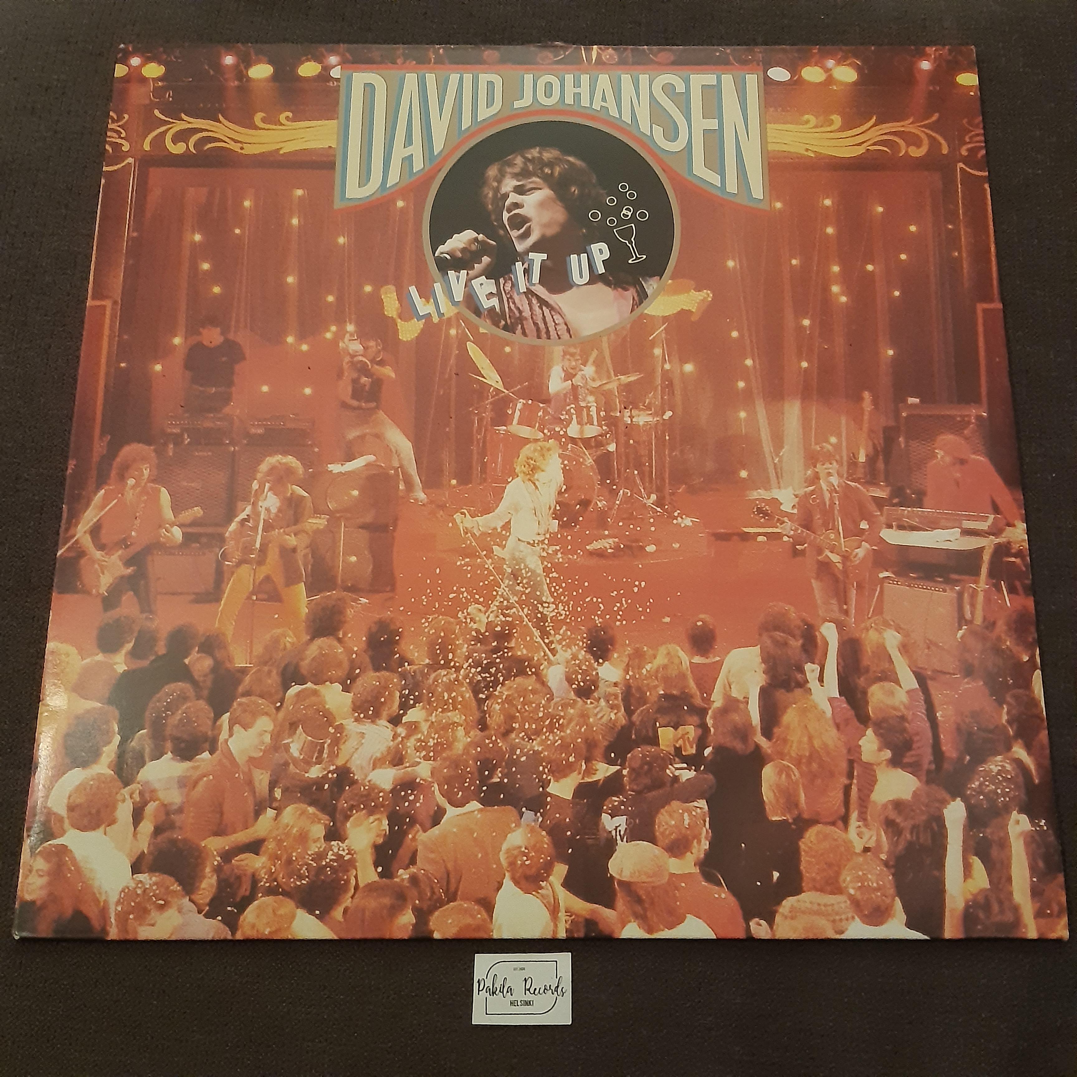 David Johansen - Live It Up - LP (käytetty)