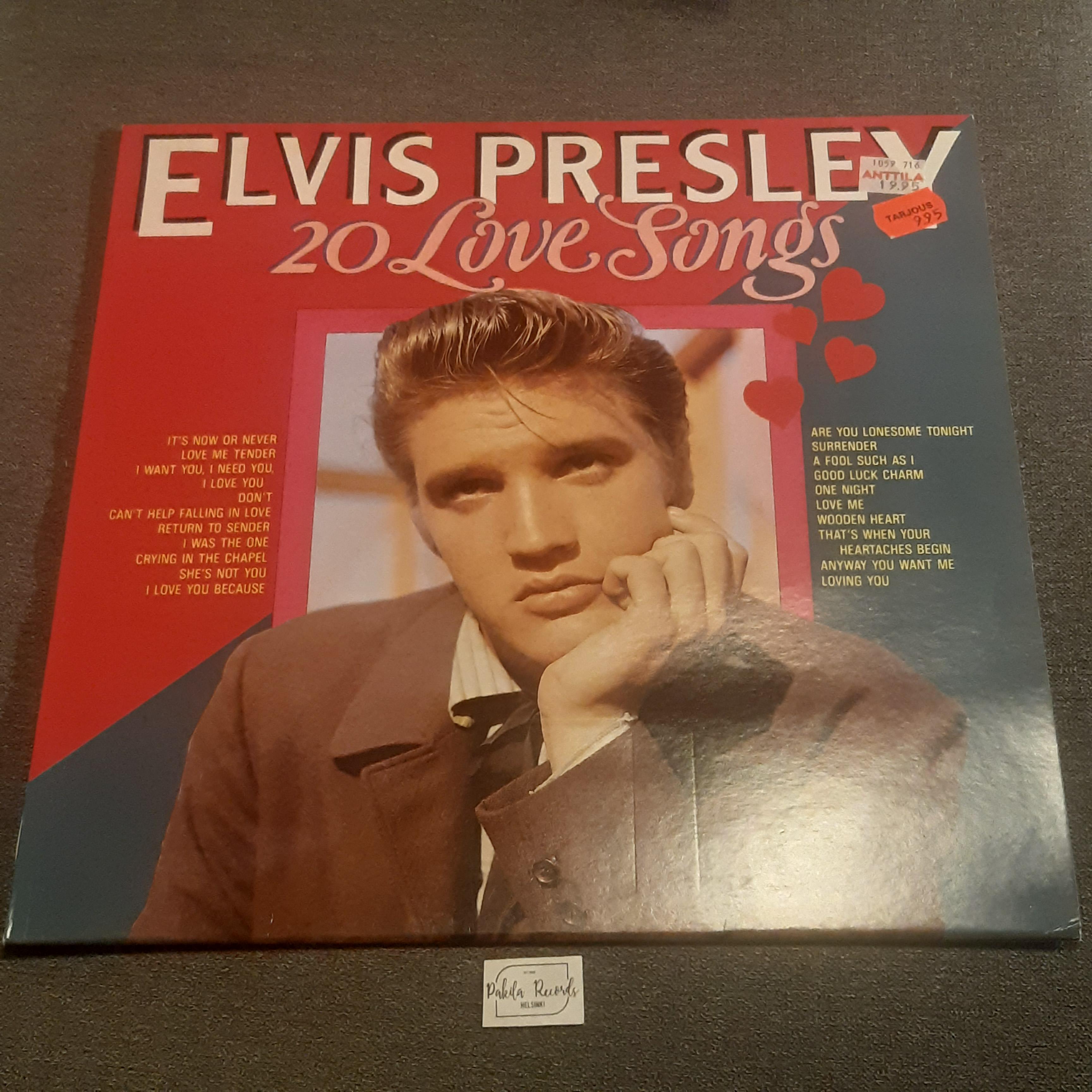 Elvis Presley - 20 Love Songs - LP (käytetty)