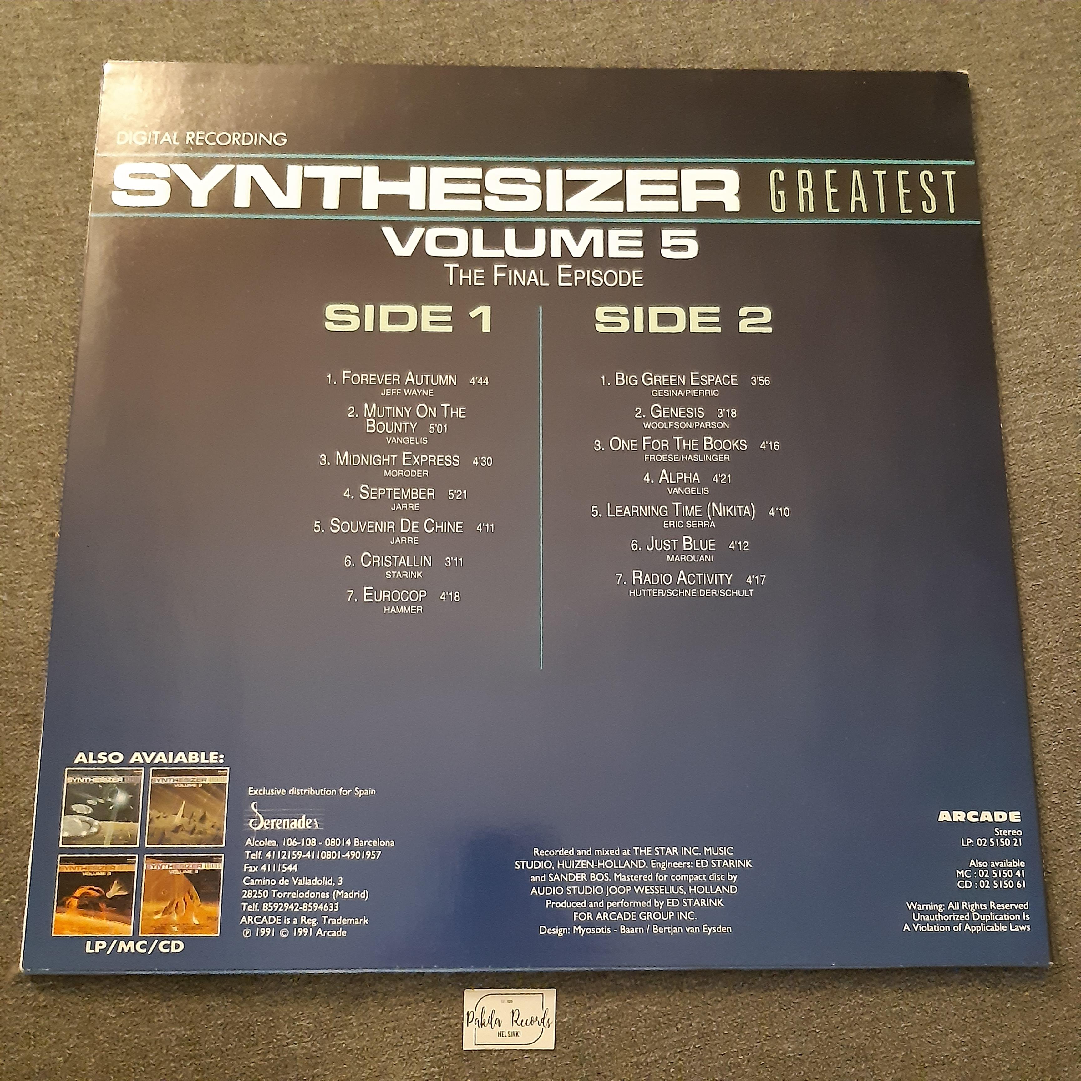 Synthesizer Greatest Volume 5 - The Final Episode - LP (käytetty)