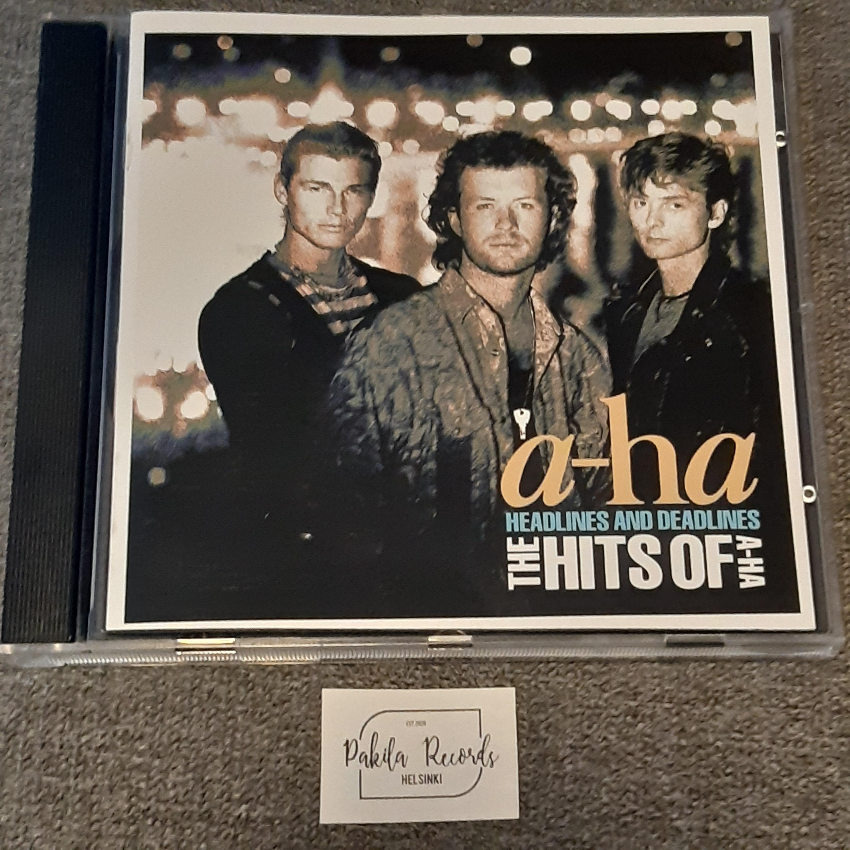 A-ha - Headlines And Deadlines, The Hits Of A-ha - CD (käytetty)