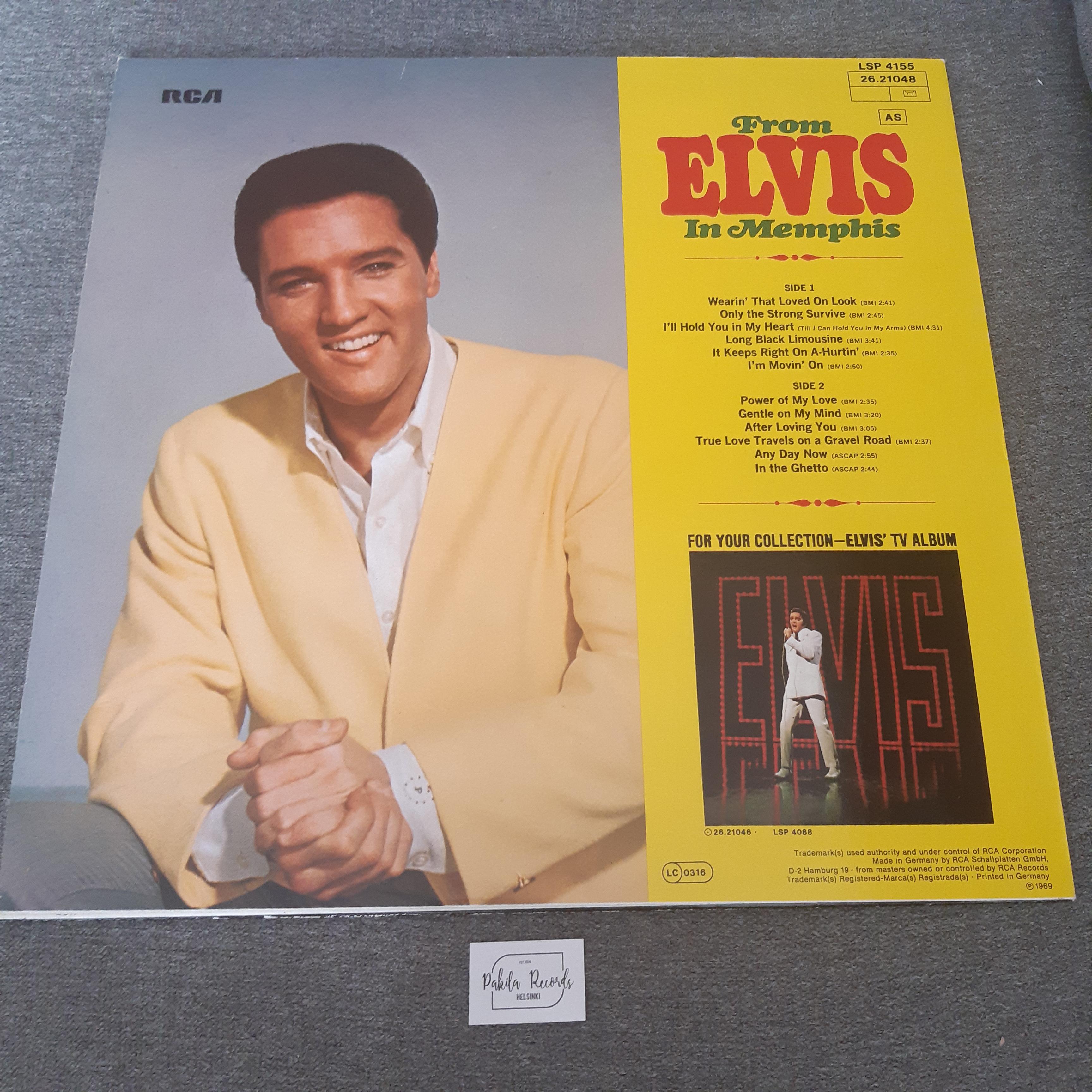Elvis Presley - From Elvis In Memphis - LP (käytetty)
