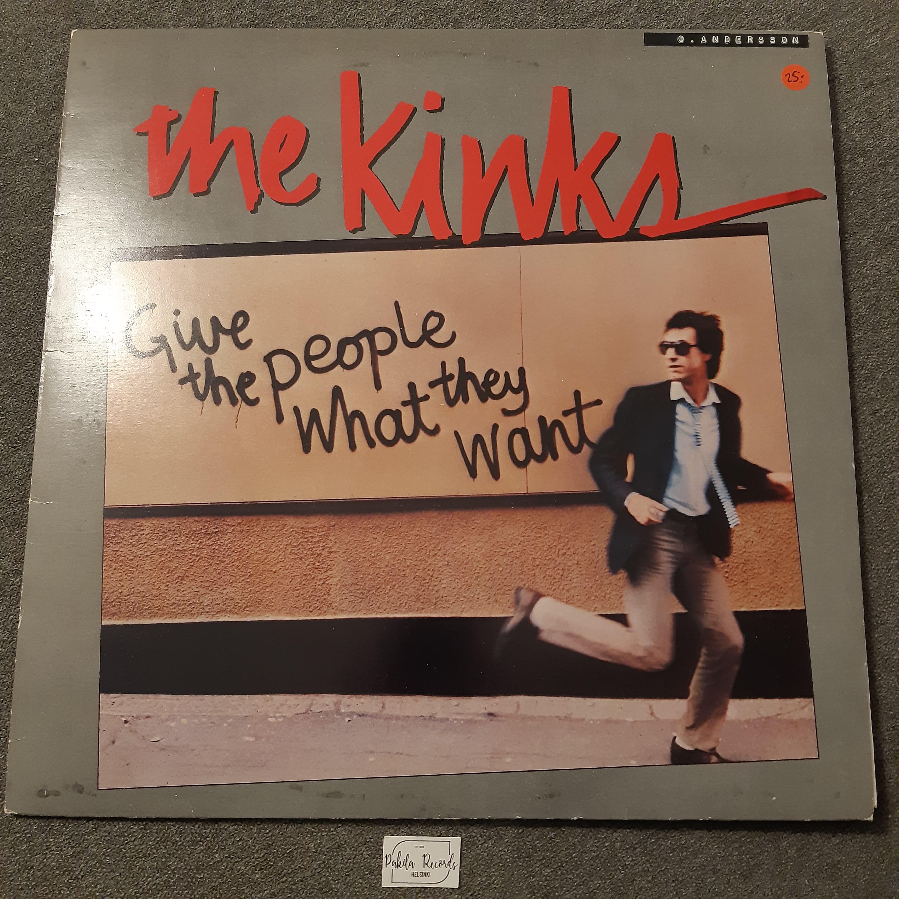 The Kinks - Give The People What They Want - LP (käytetty)