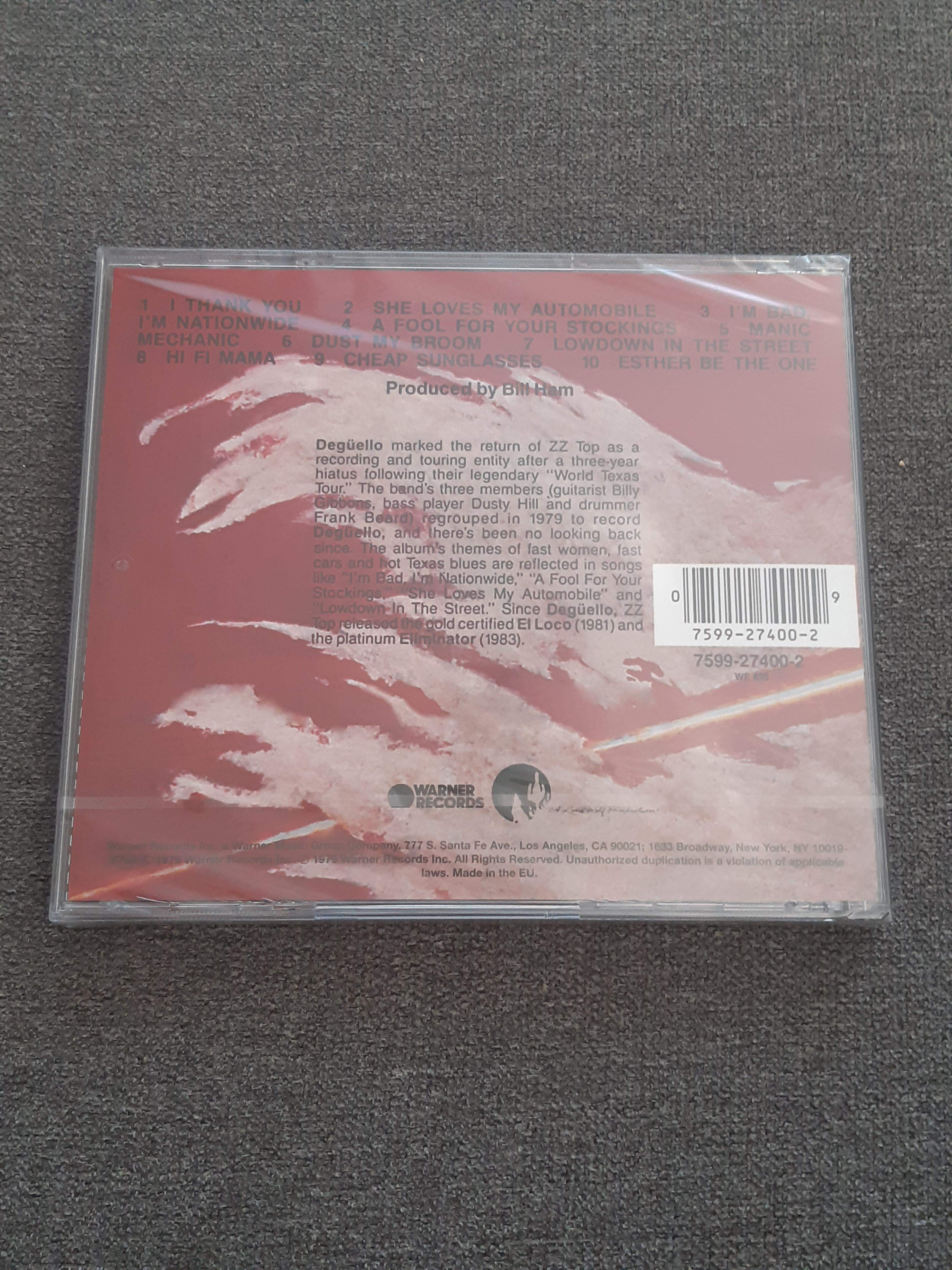 ZZ Top - Degüello - CD (uusi)