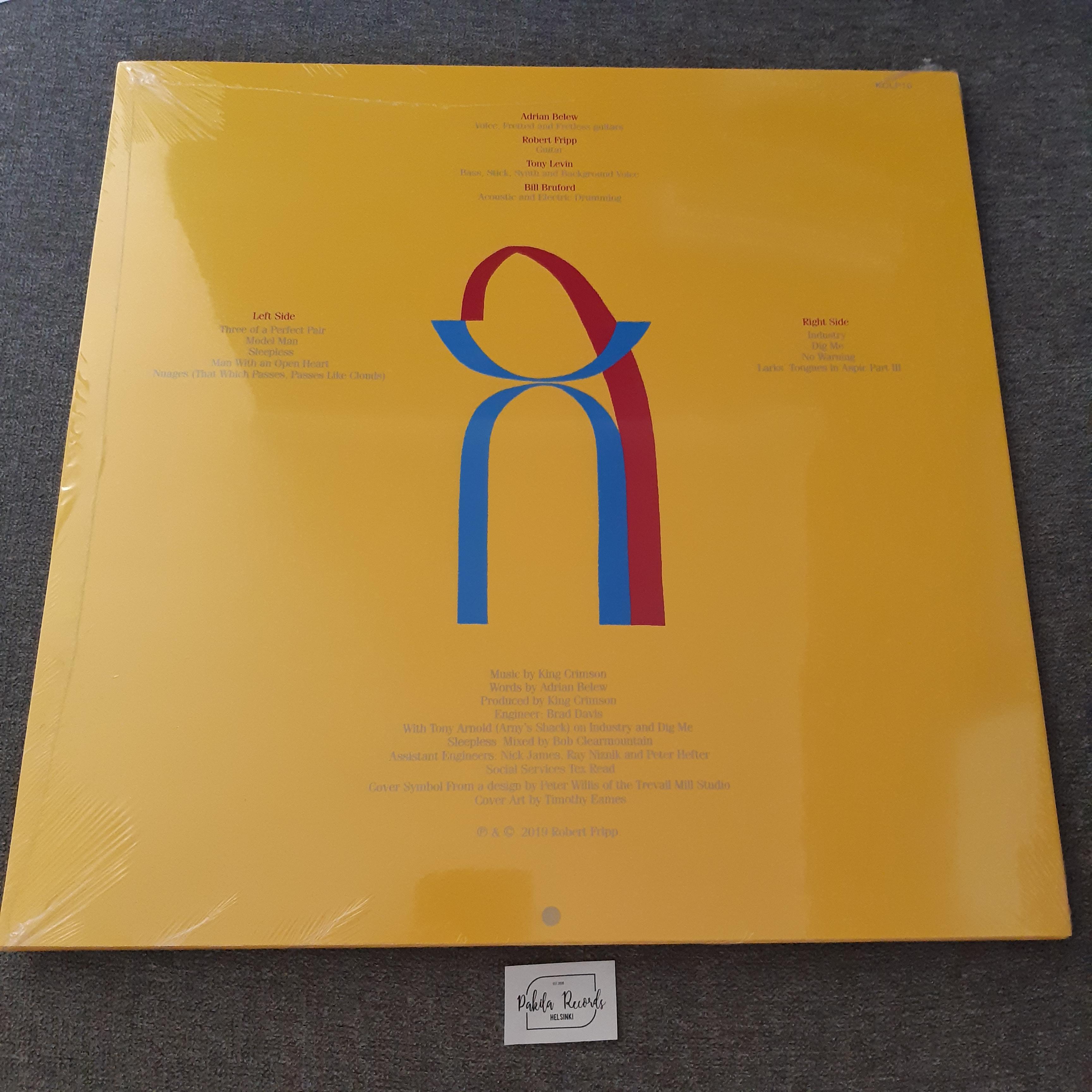 King Crimson - Three Of A Perfect Pair - LP (uusi)