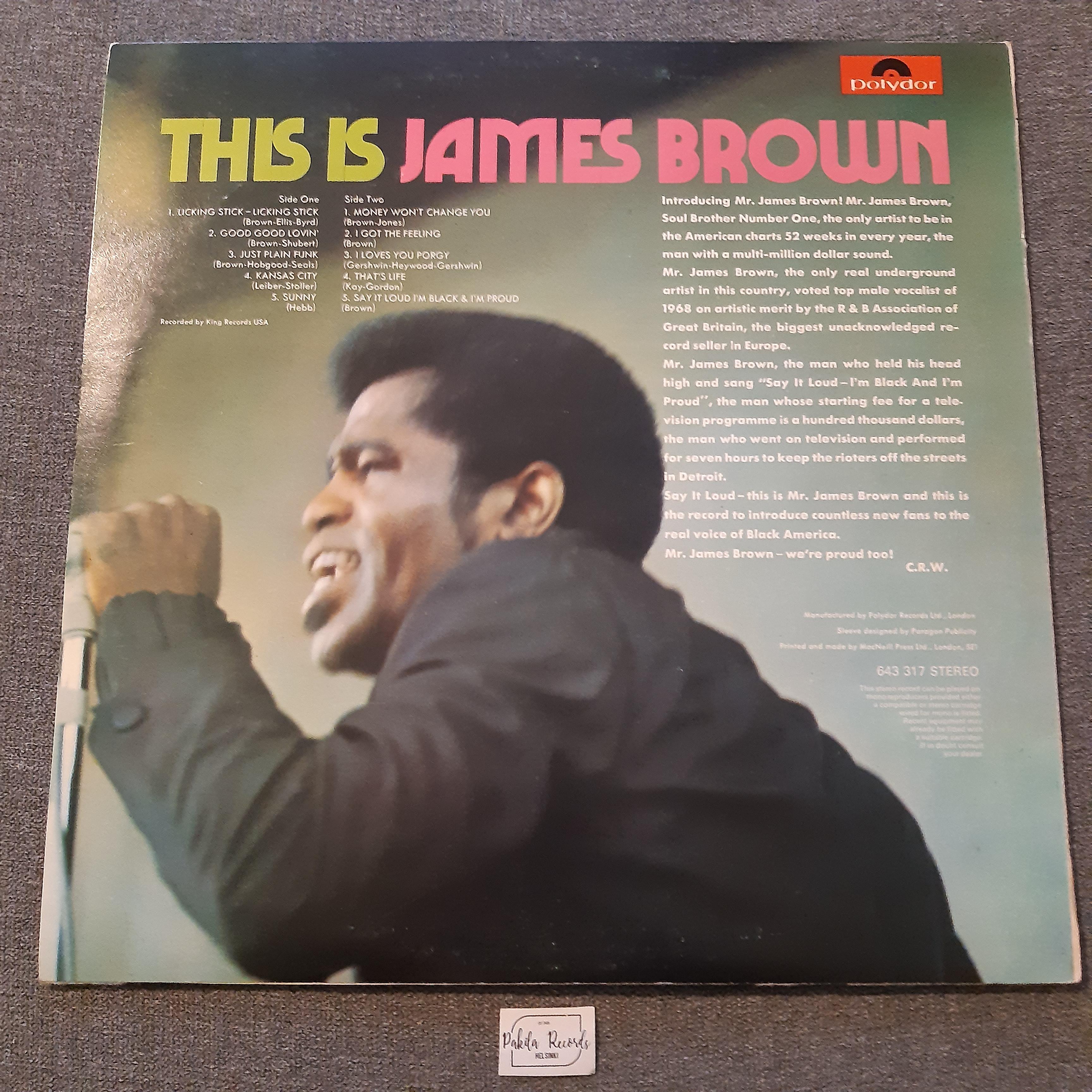 James Brown - This Is James Brown - LP (käytetty)