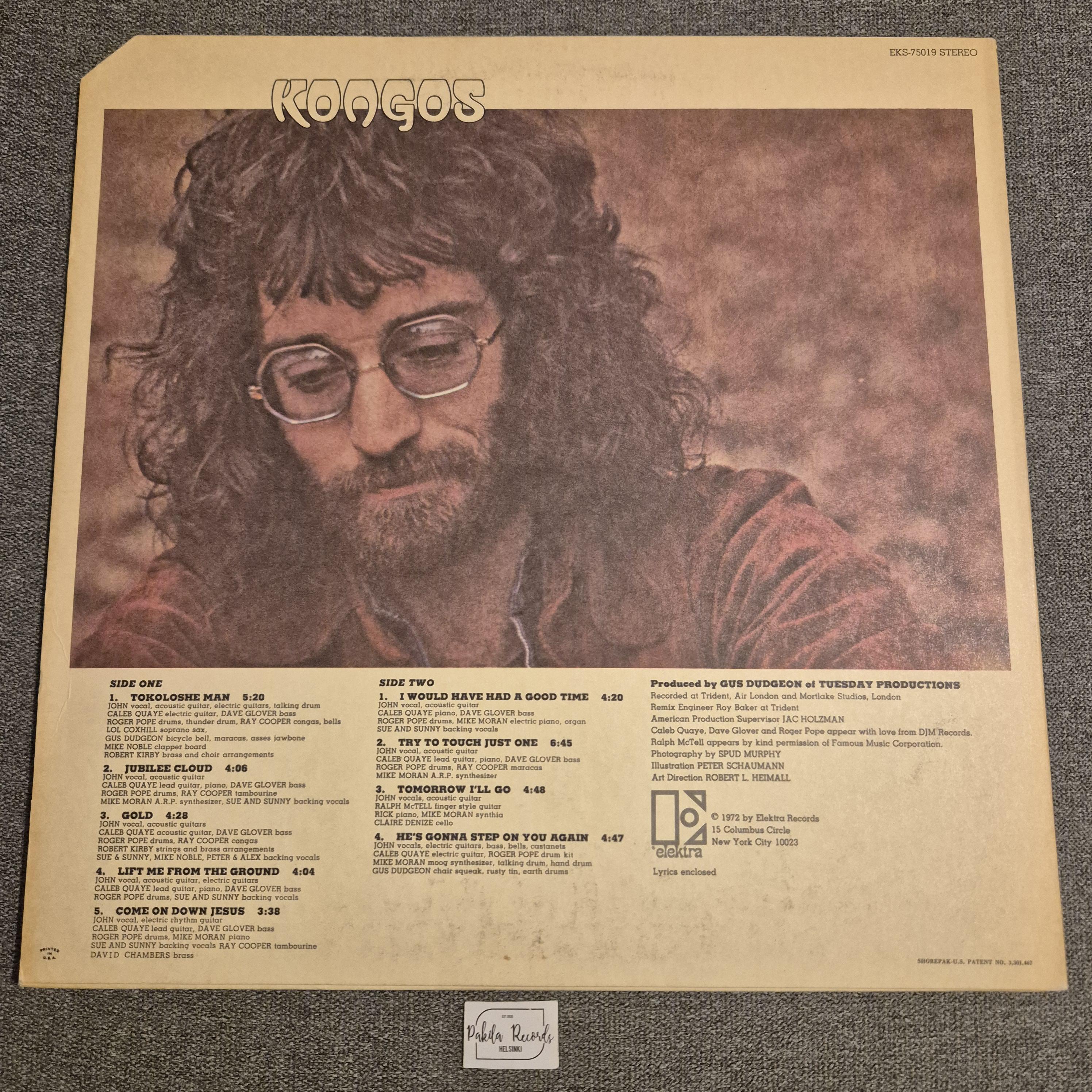 John Kongos - Kongos - LP (käytetty)