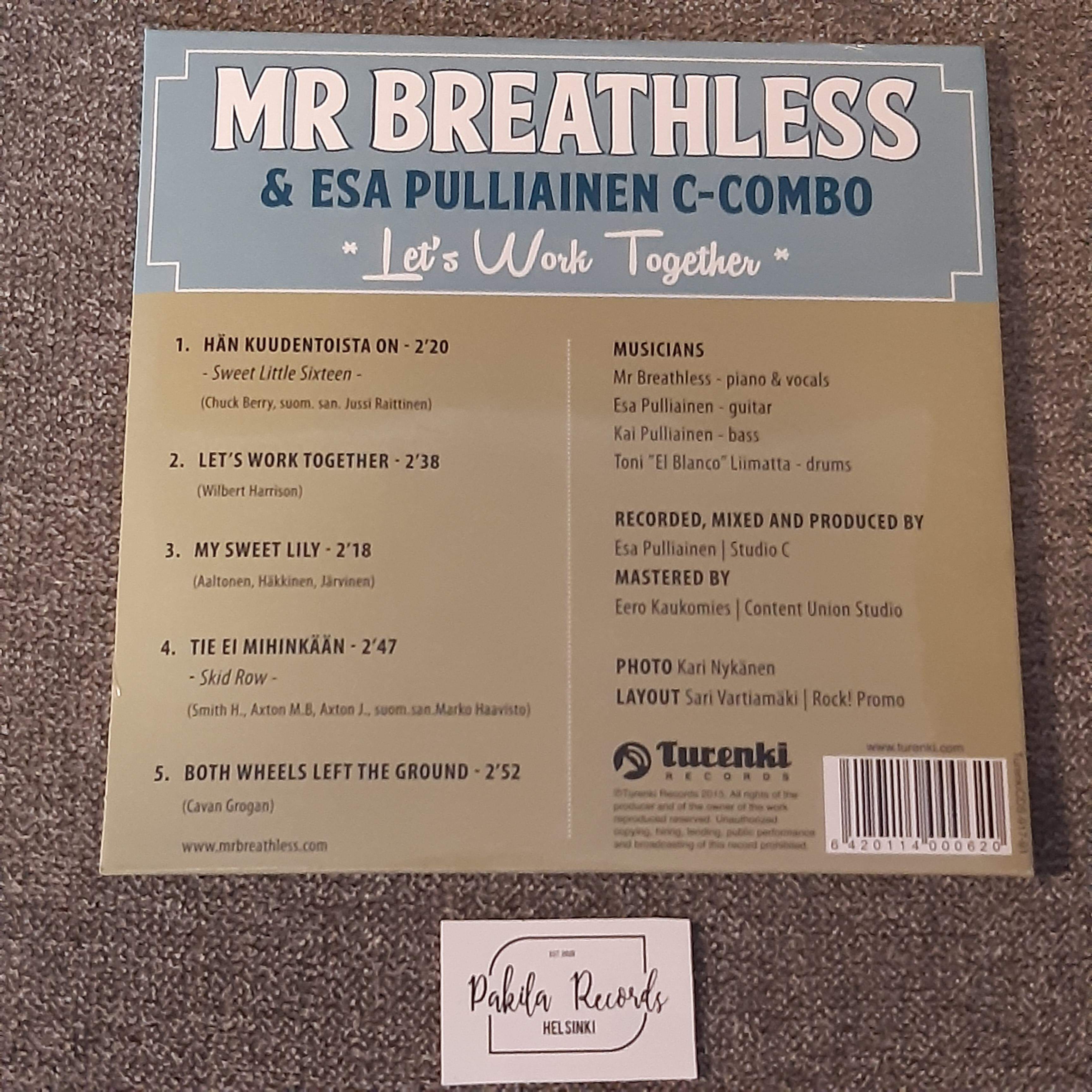 Mr. Breathless &Esa Pulliainen C-Combo - Let's Work Together - MCD (uusi)