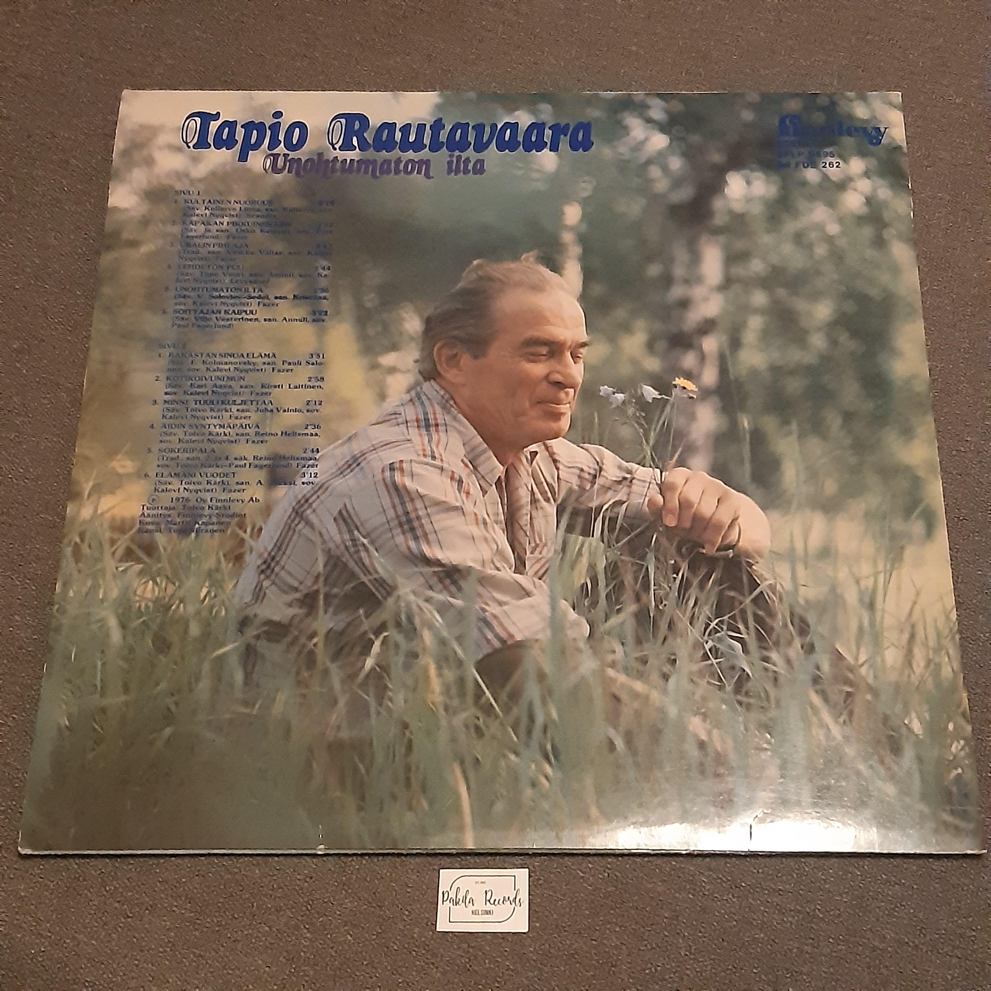 Tapio Rautavaara - Unohtumaton ilta - LP (käytetty)