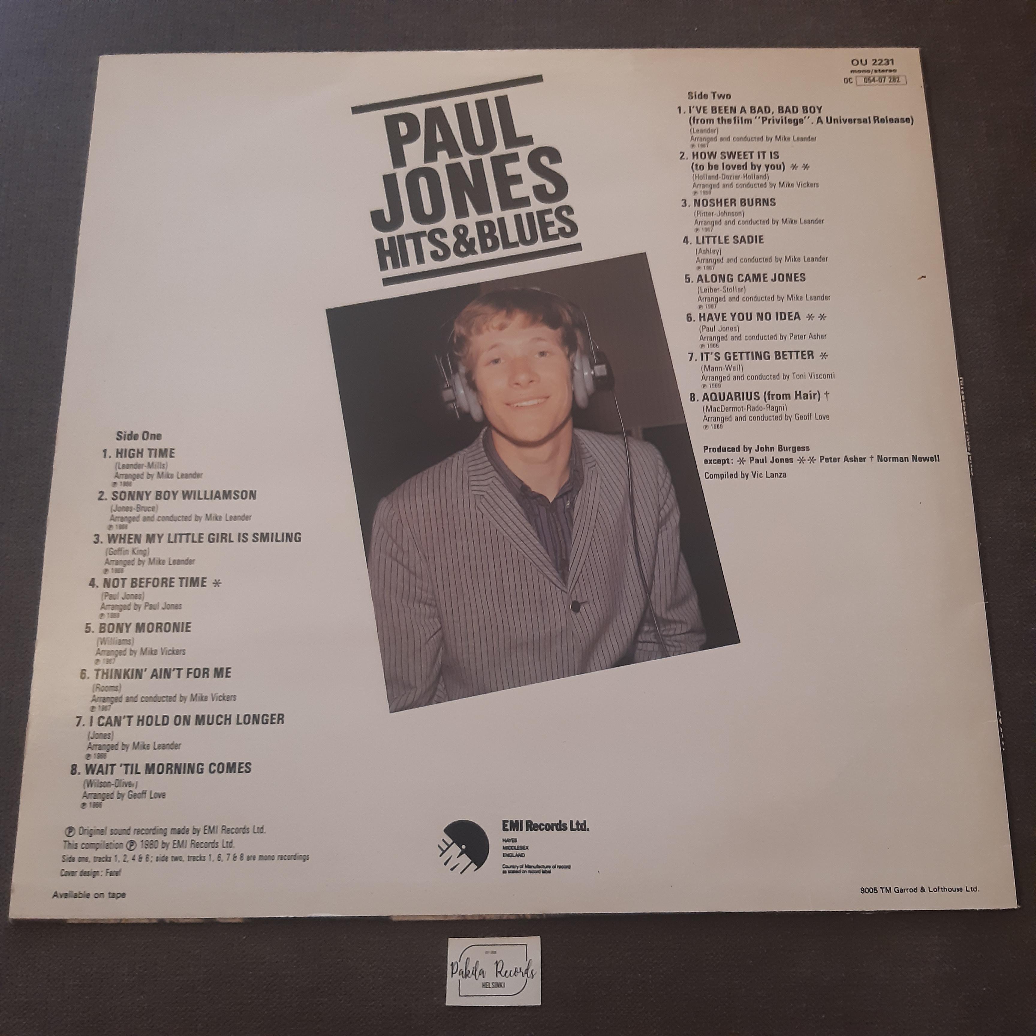 Paul Jones - Hits & Blues - LP (käytetty)