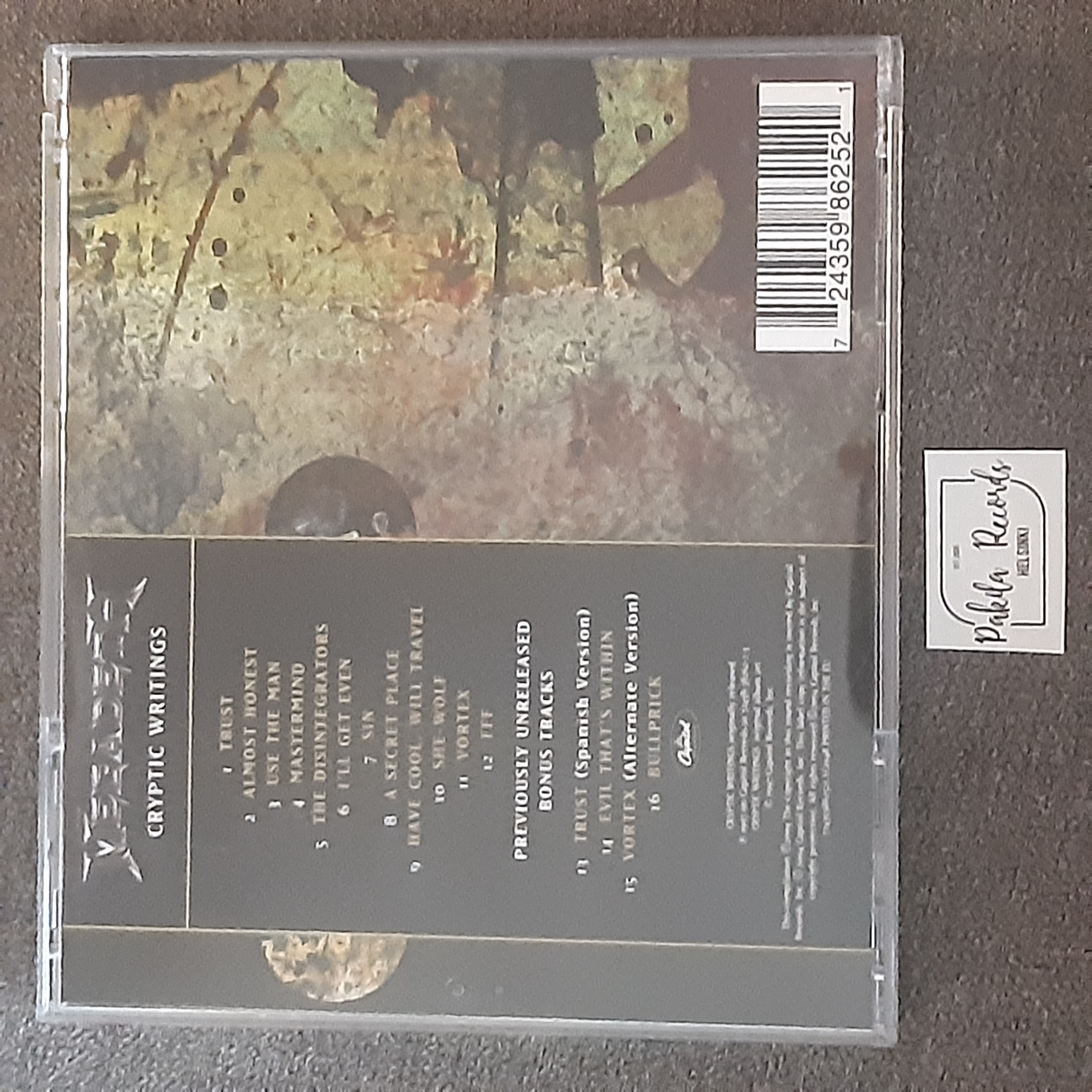 Megadeth - Cryptic Writings - CD (käytetty)
