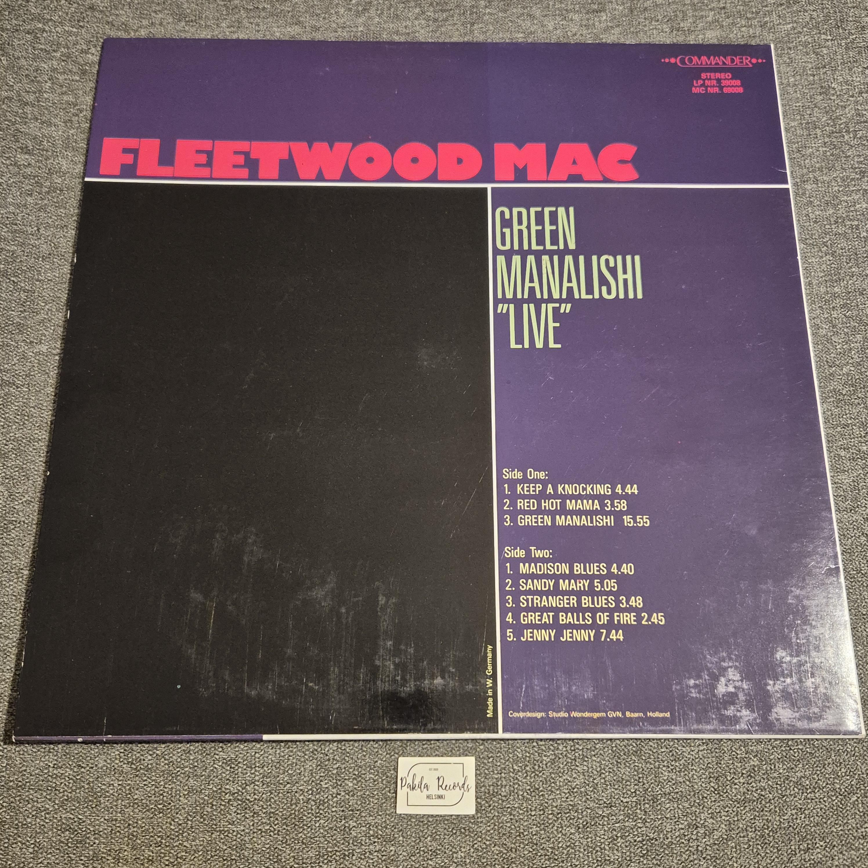 Fleetwood Mac - Green Manalishi "Live" - LP (käytetty)