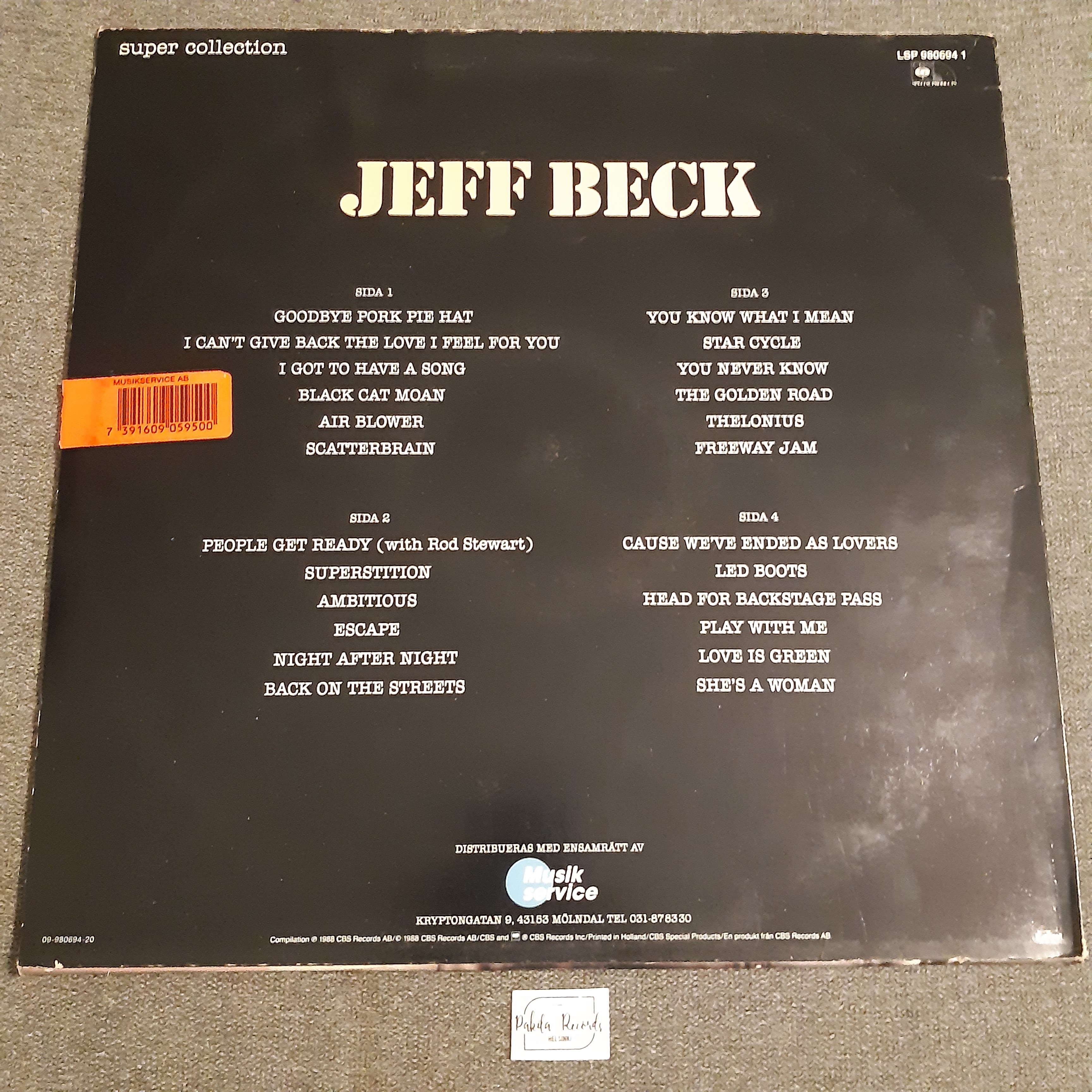 Jeff Beck - Super Collection - 2 LP (käytetty)