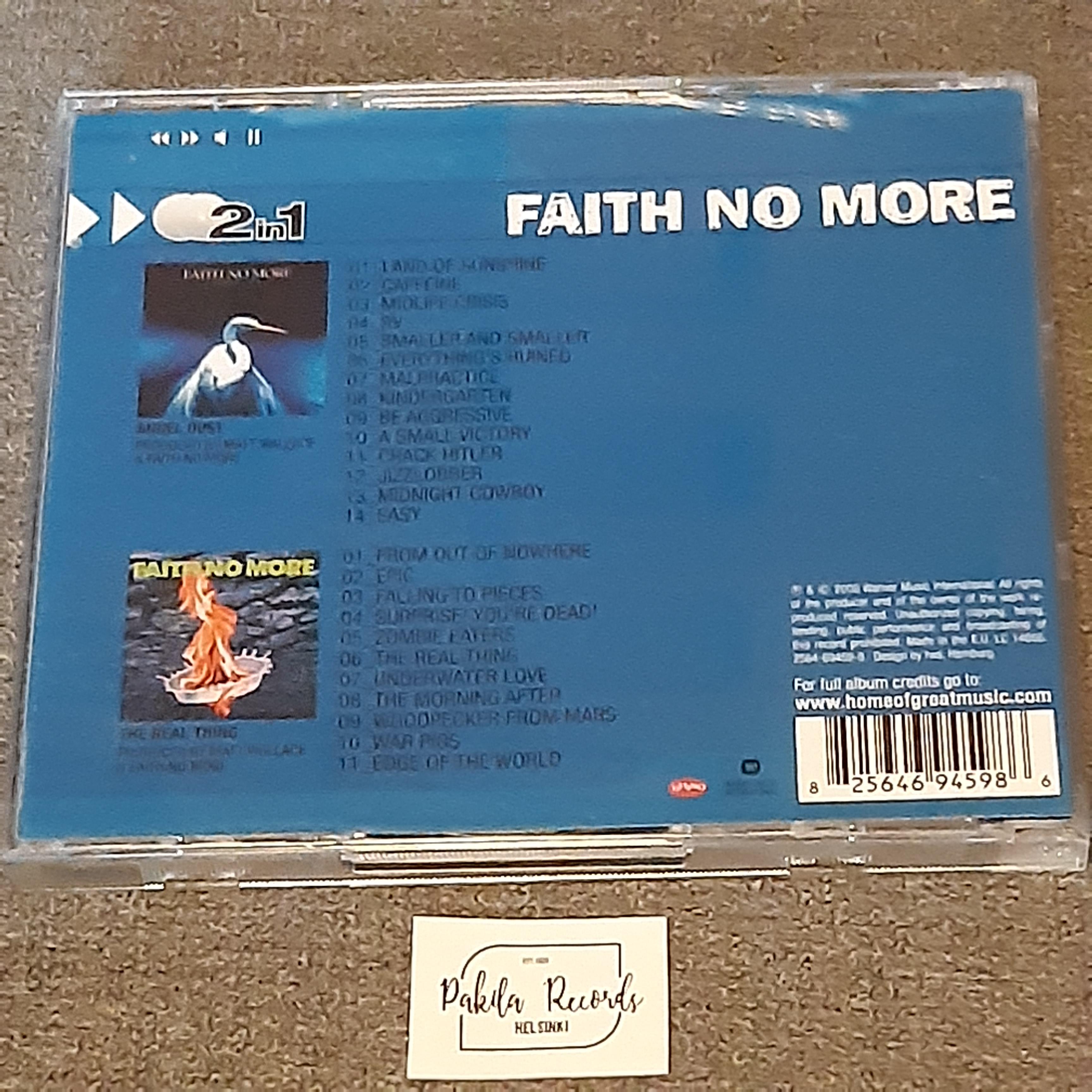 Faith No More - Angel Dust / The Real Thing - 2 CD (käytetty)