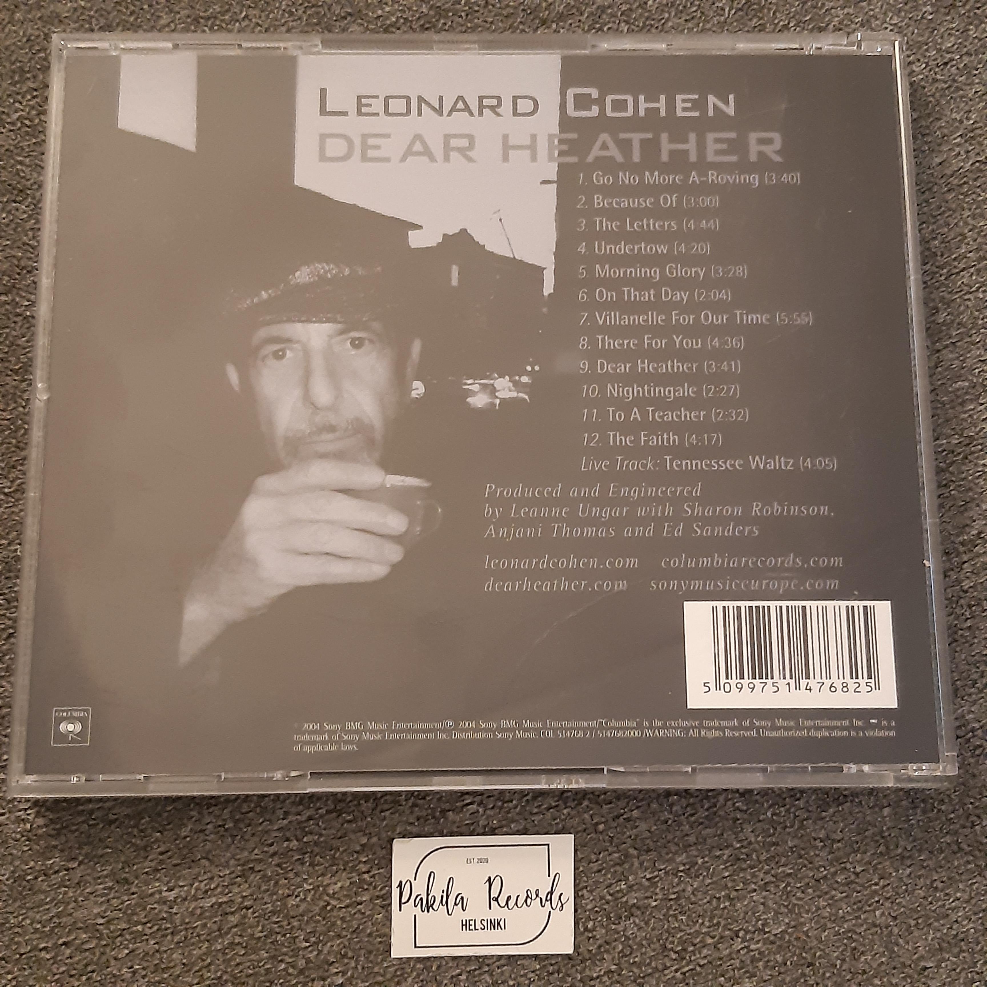 Leonard Cohen - Dear Heather - CD (käytetty)