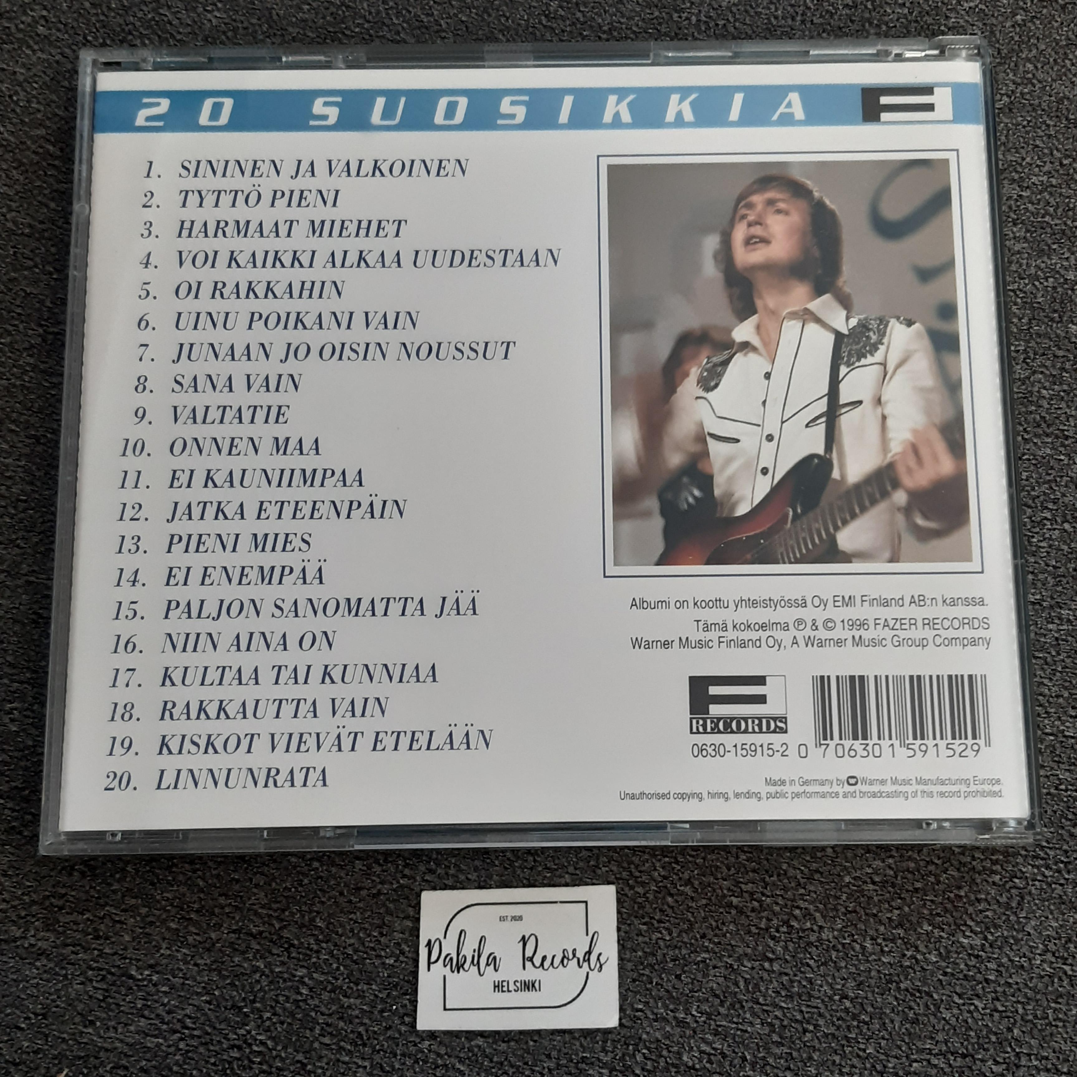Jukka Kuoppamäki - Sininen ja valkoinen, 20 suosikkia - CD (käytetty)