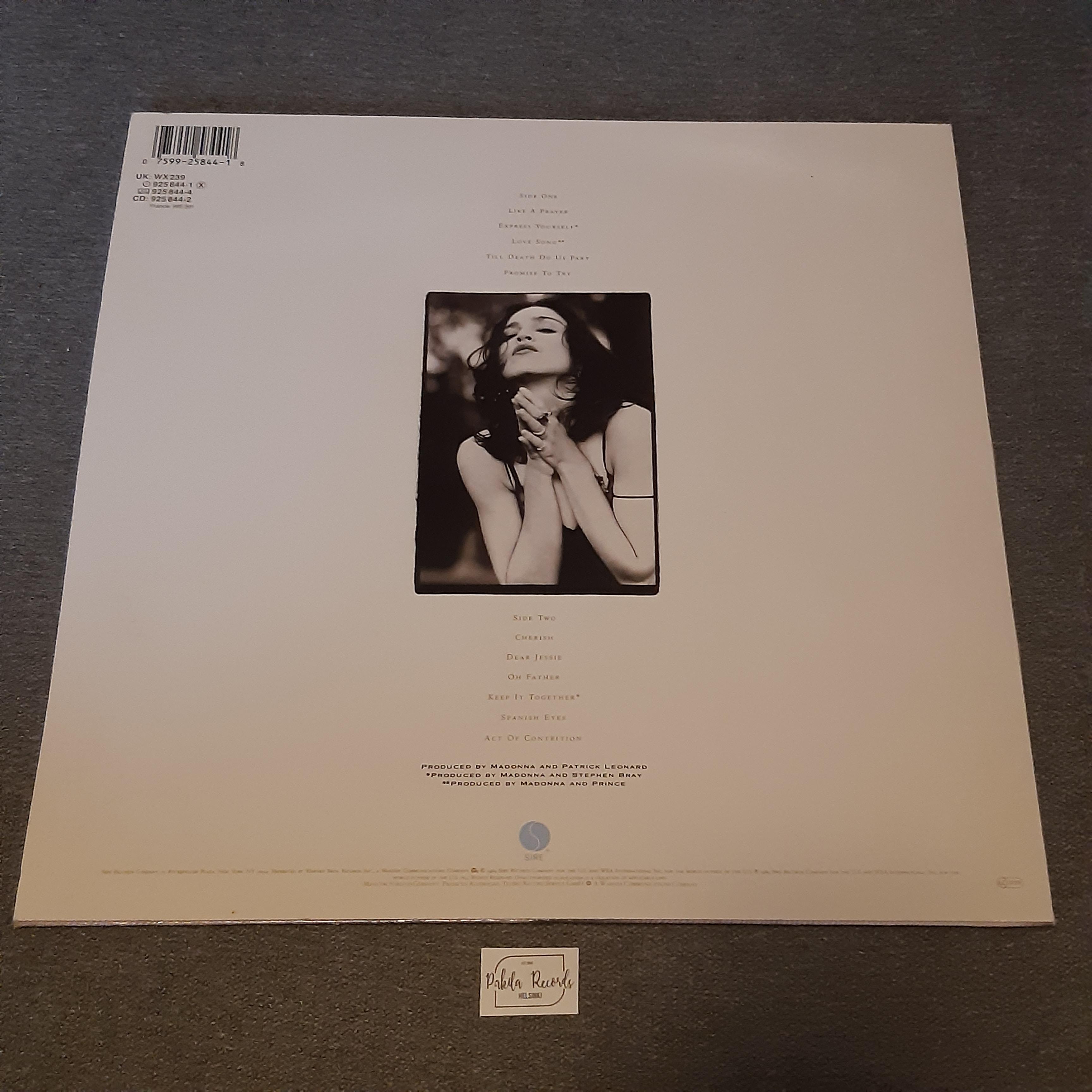 Madonna - Like A Prayer - LP (käytetty)
