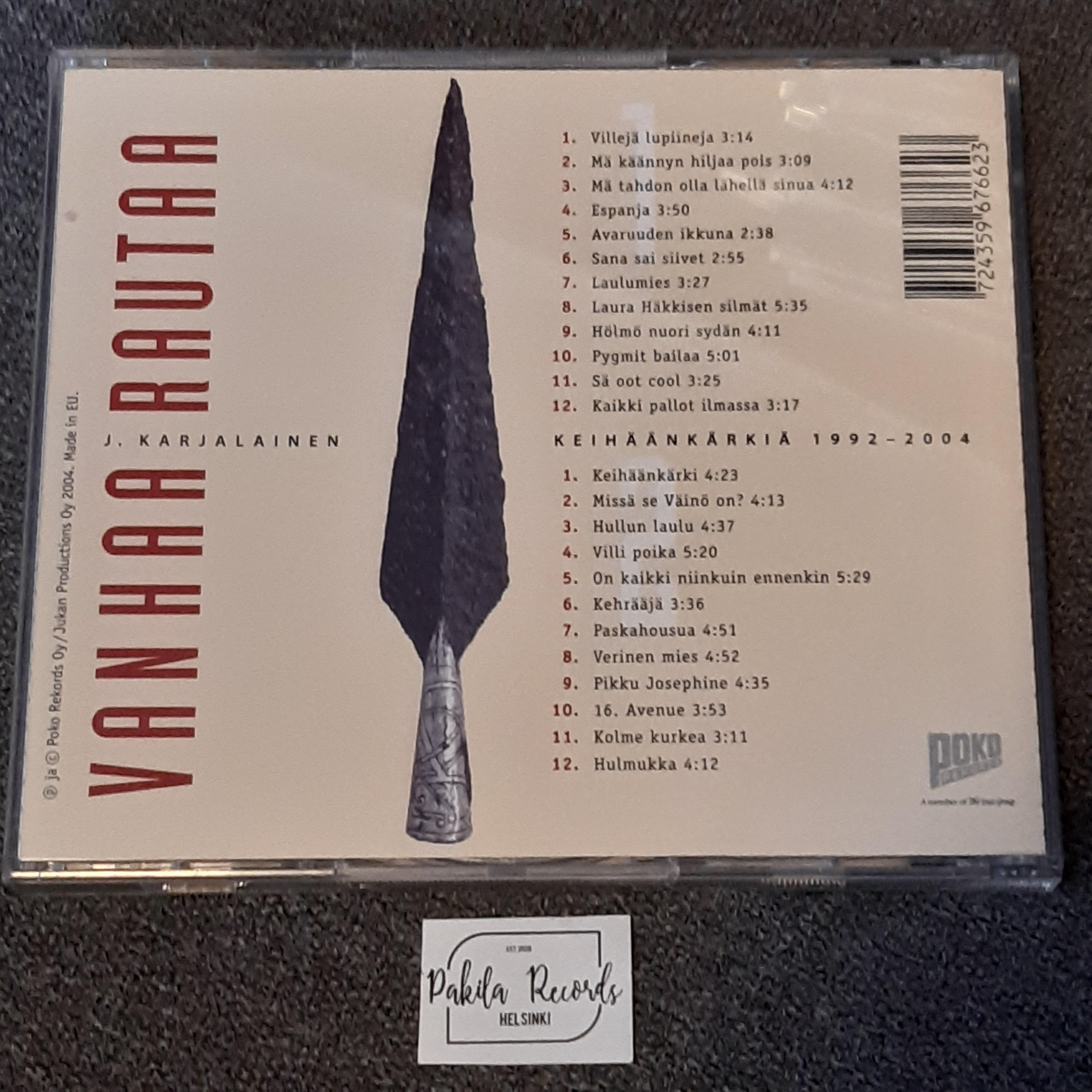 J. Karjalainen - Vanhaa rautaa - 2 CD (käytetty)