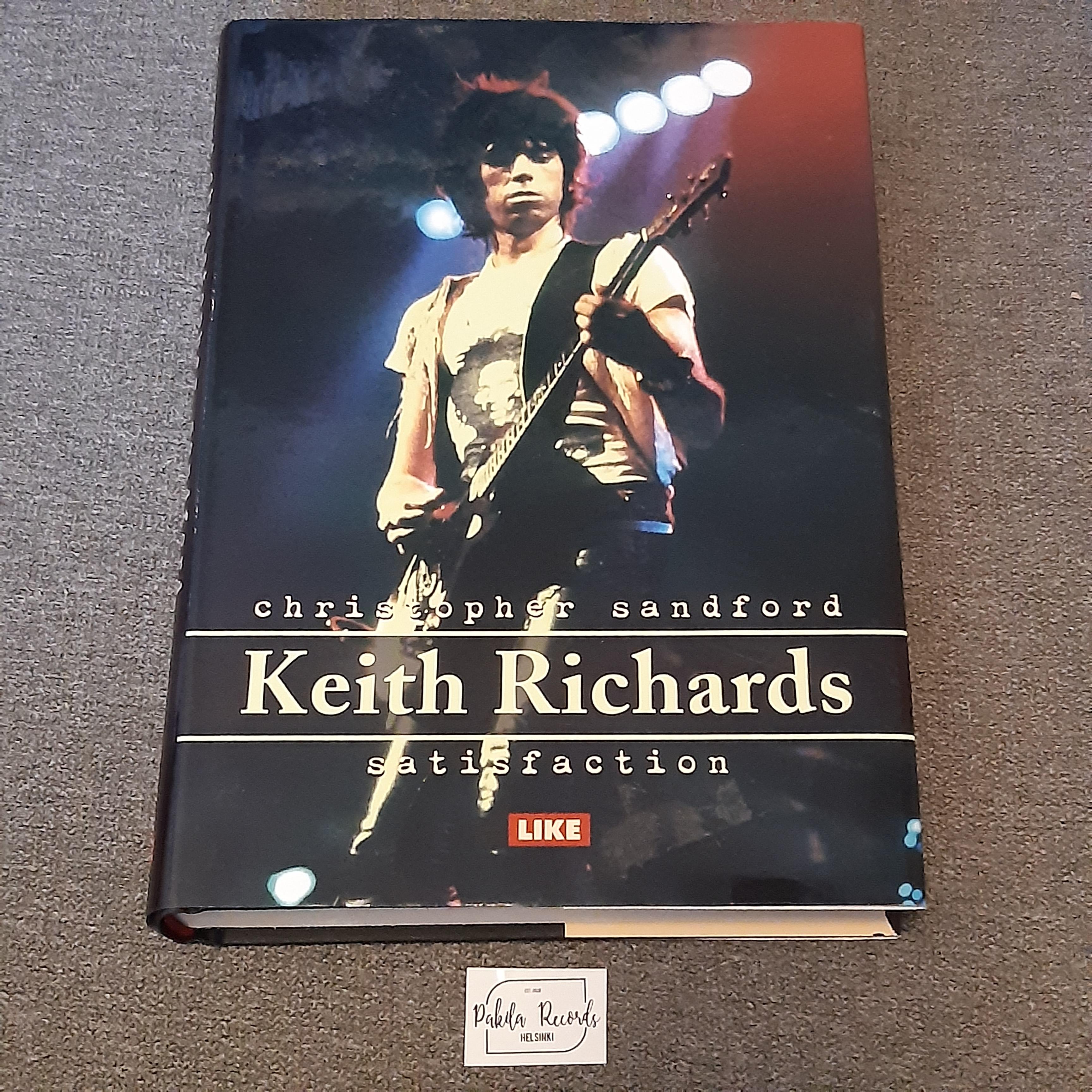 Keith Richards, Satisfaction - Christopher Sandford - Kirja (käytetty)