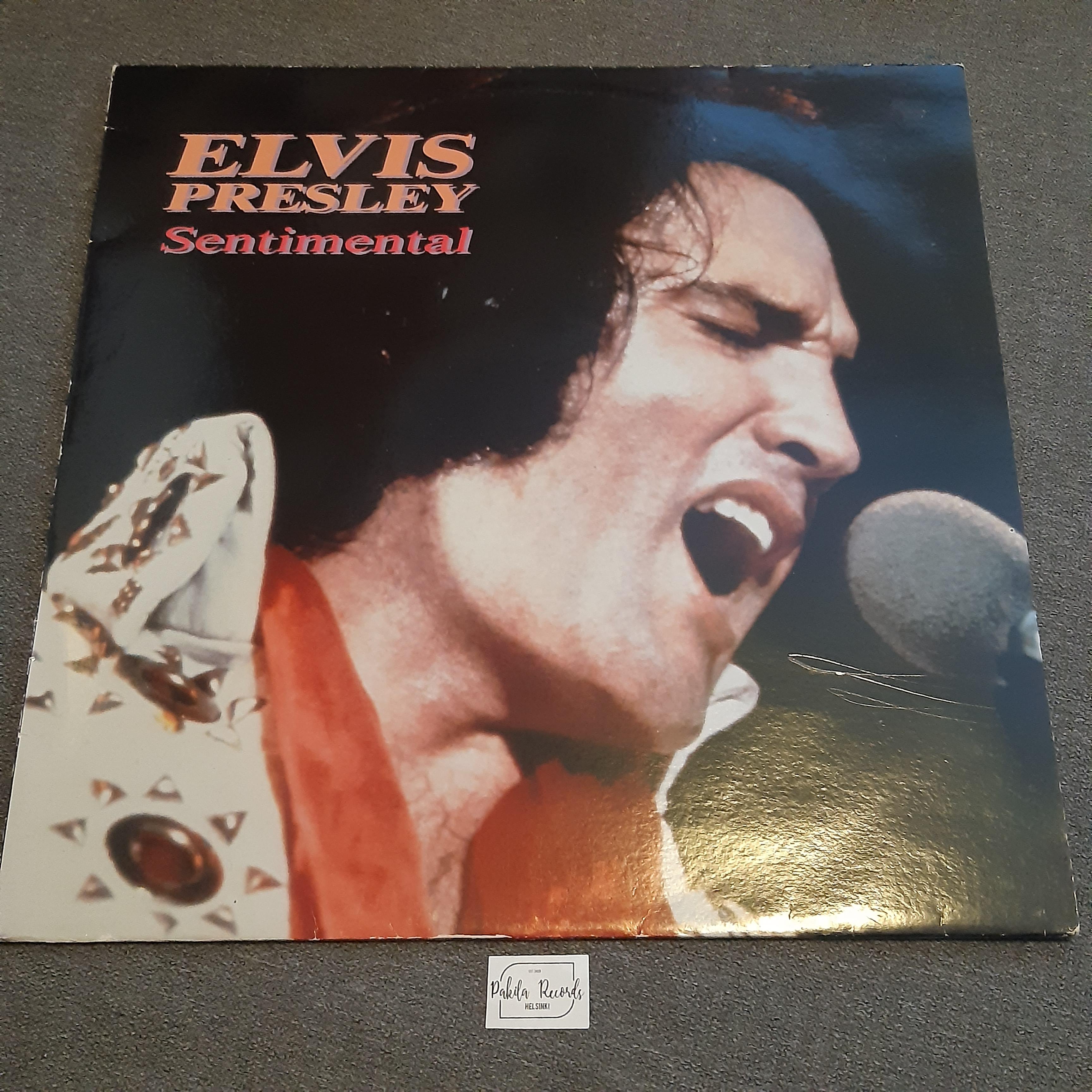 Elvis Presley - Sentimental - LP (käytetty)