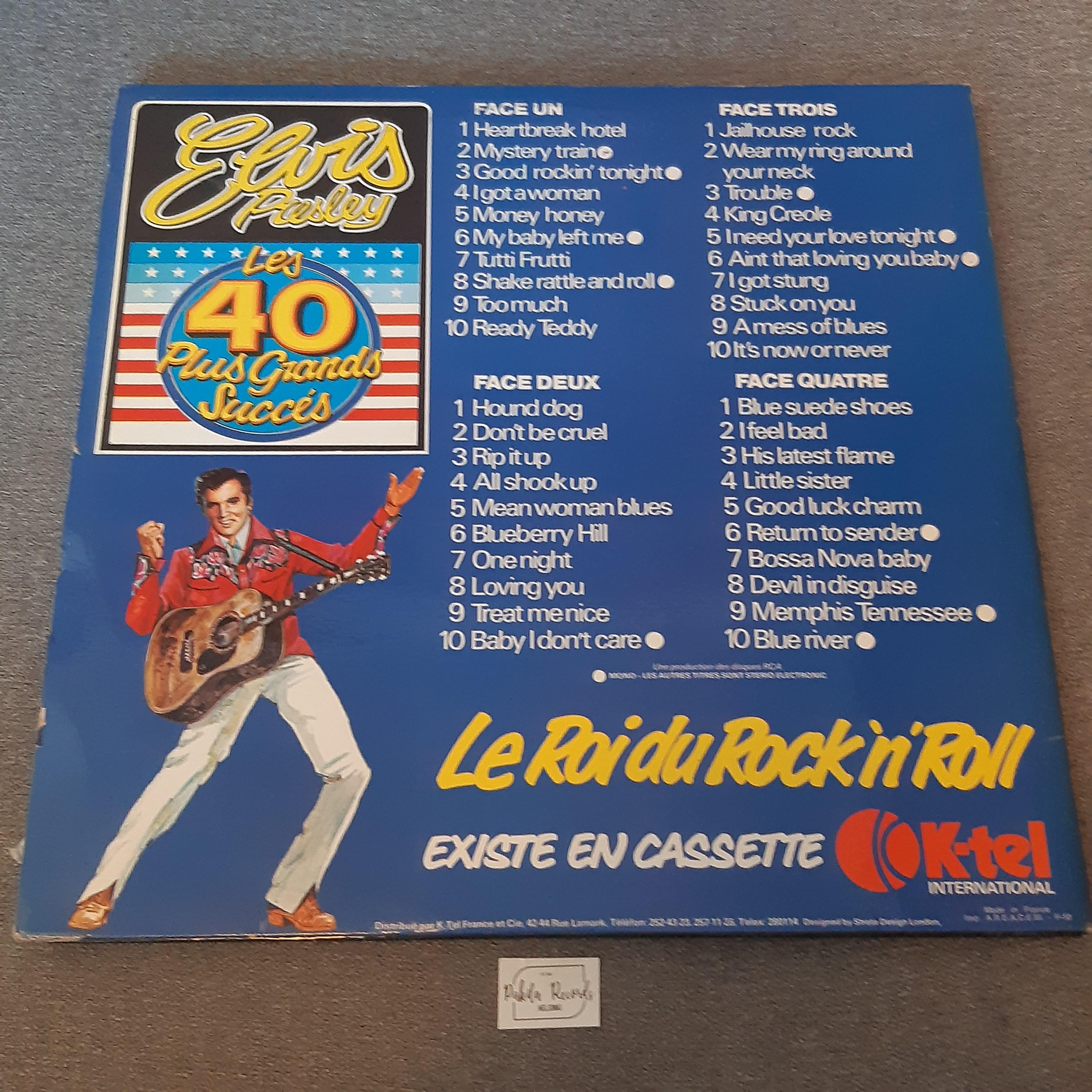 Elvis Presley - Les 40 Plus Grands Succès - 2 LP (käytetty)